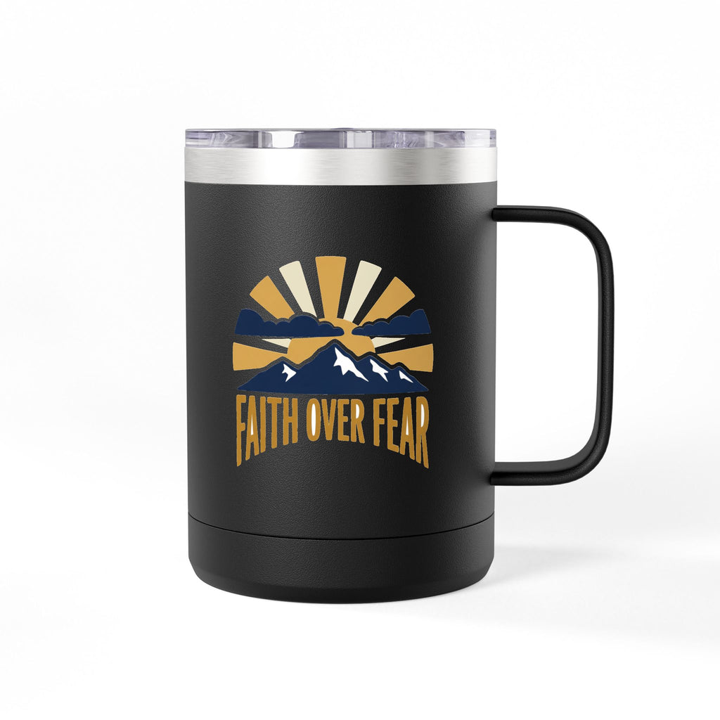 Faith Over Fear 15oz Tall Mug | Christian Coffee Mug