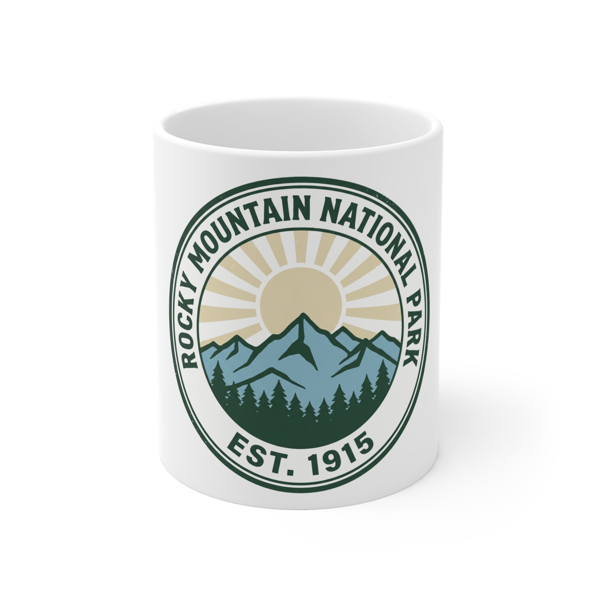 Rocky Mountain National Park Coffee Mug | Vintage EST. 1915 Colorado Souvenir Mug