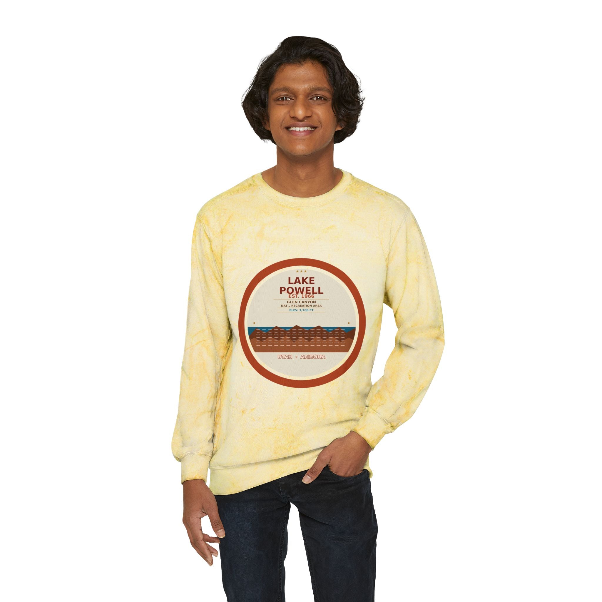 Lake Powell Desert Badge Crewneck | Comfort Colors 1466