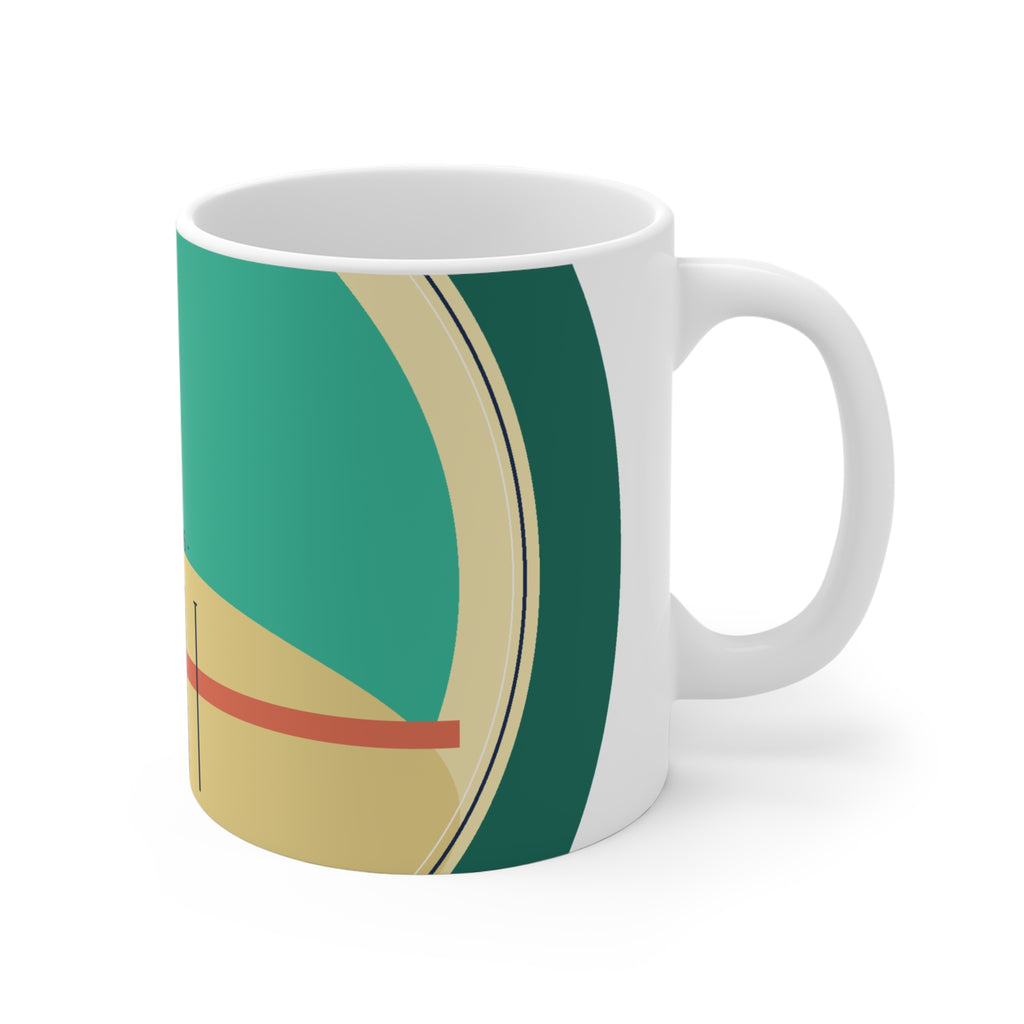 Gulf Shores Alabama Coffee Mug | Coastal Badge Art