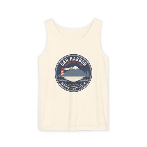 Bar Harbor Maine Tank Top | Acadia Vintage Badge Tank