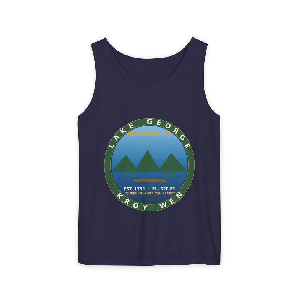 Lake George Adirondacks Badge Tank Top