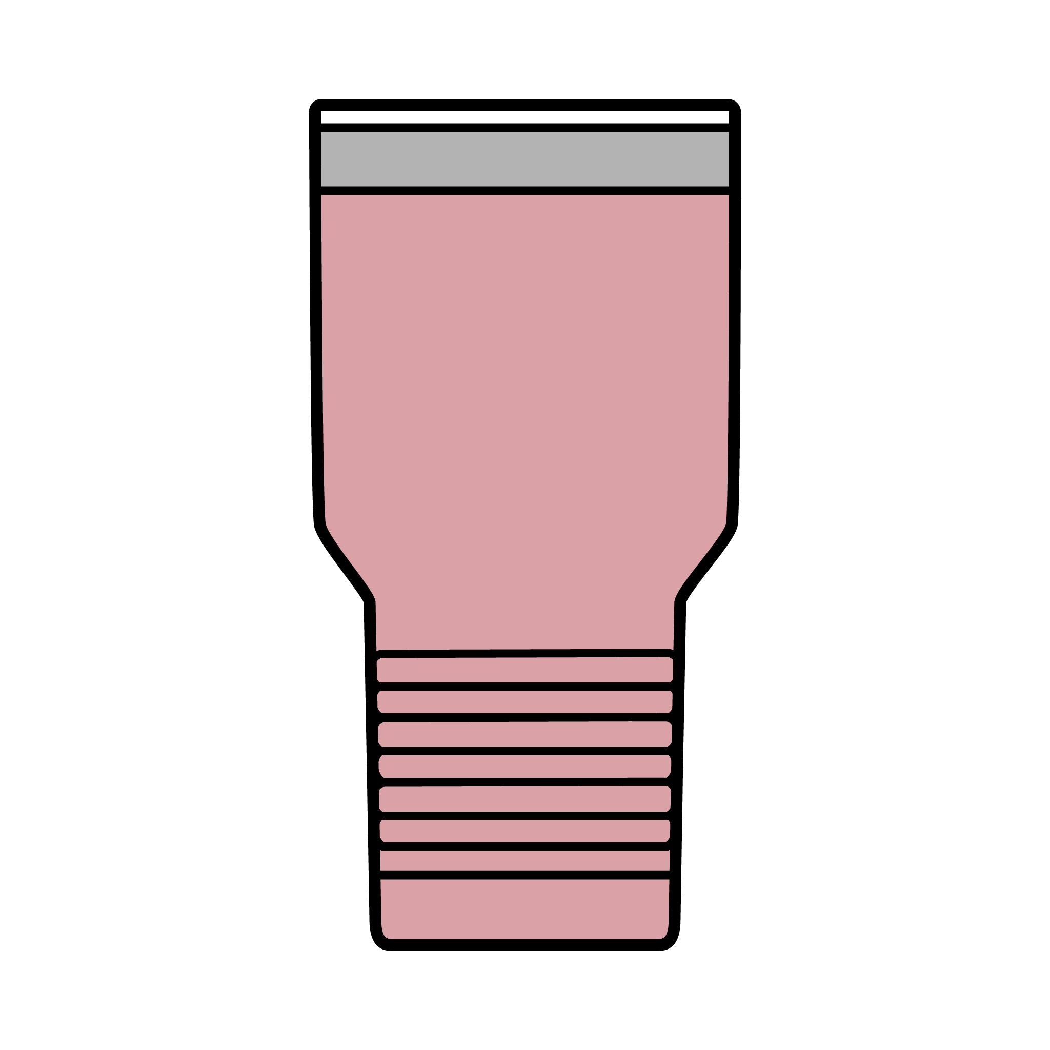 Retro Miami Sunset 30oz Tumbler — 80s Synthwave Insulated Travel Mug