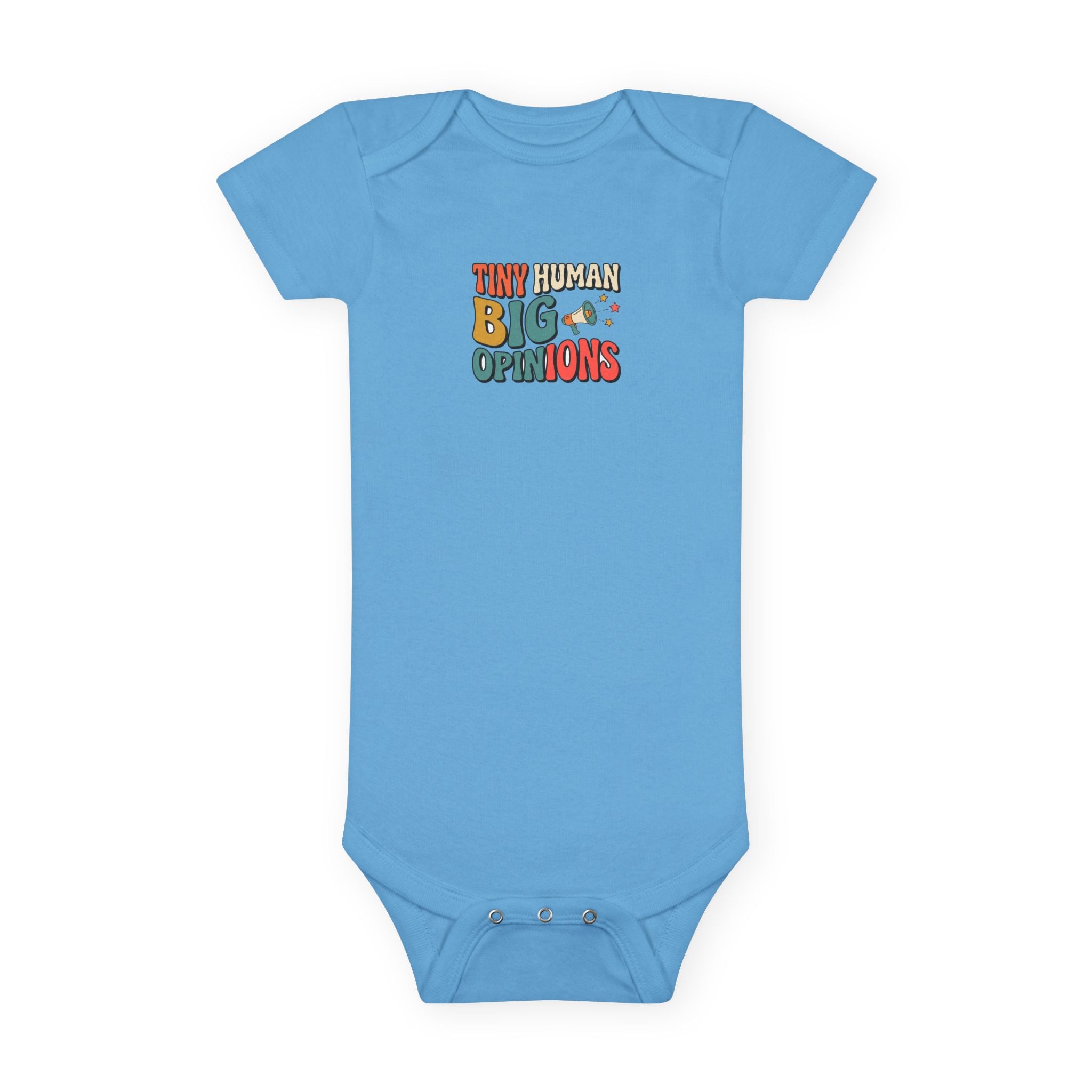 Tiny Human Big Opinions Baby Bodysuit Funny Baby Gift
