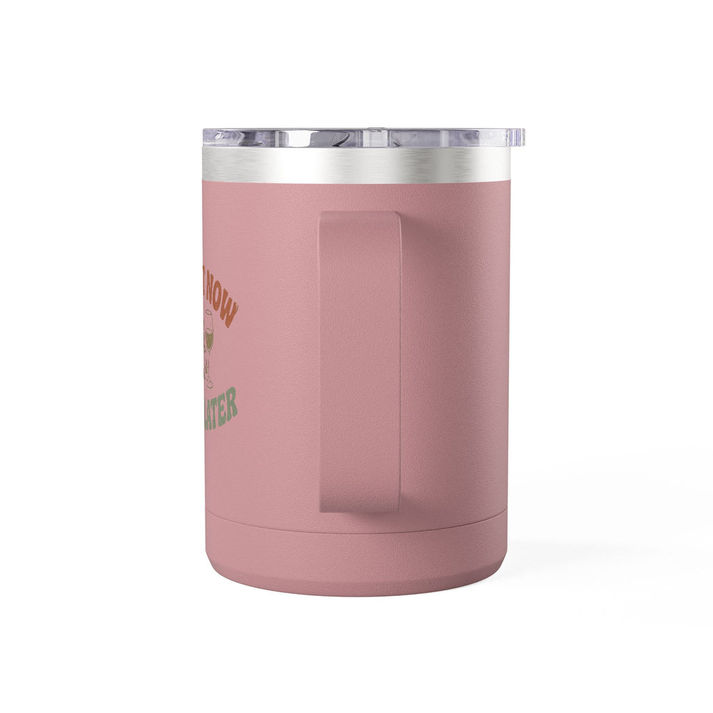 Sweat Now Wine Later 15oz Coffee Tumbler — Insulated Gym & Wine Travel Mug