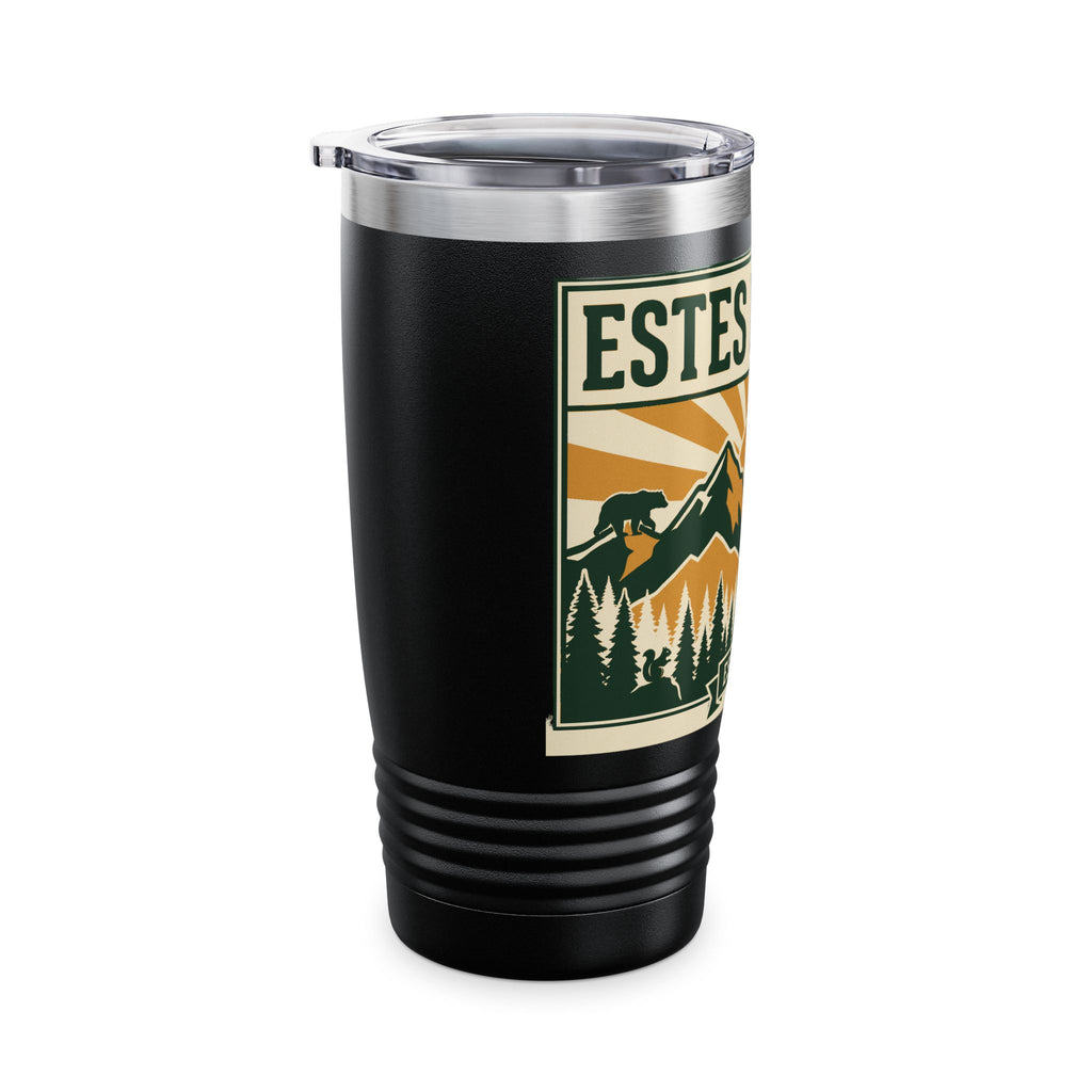 Estes Park CO Hidden Wildlife Tumbler 20oz | Forest Green EST. 1917