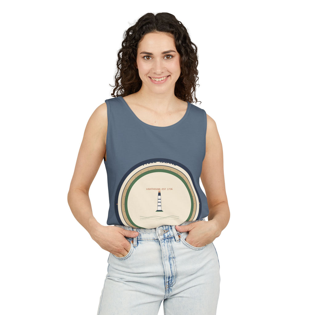 Tybee Island Tank Top | Comfort Colors | Coastal Summer Georgia