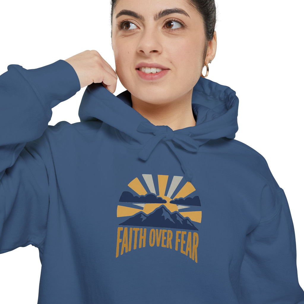 Faith Over Fear Hoodie | Inspirational Christian Sweatshirt