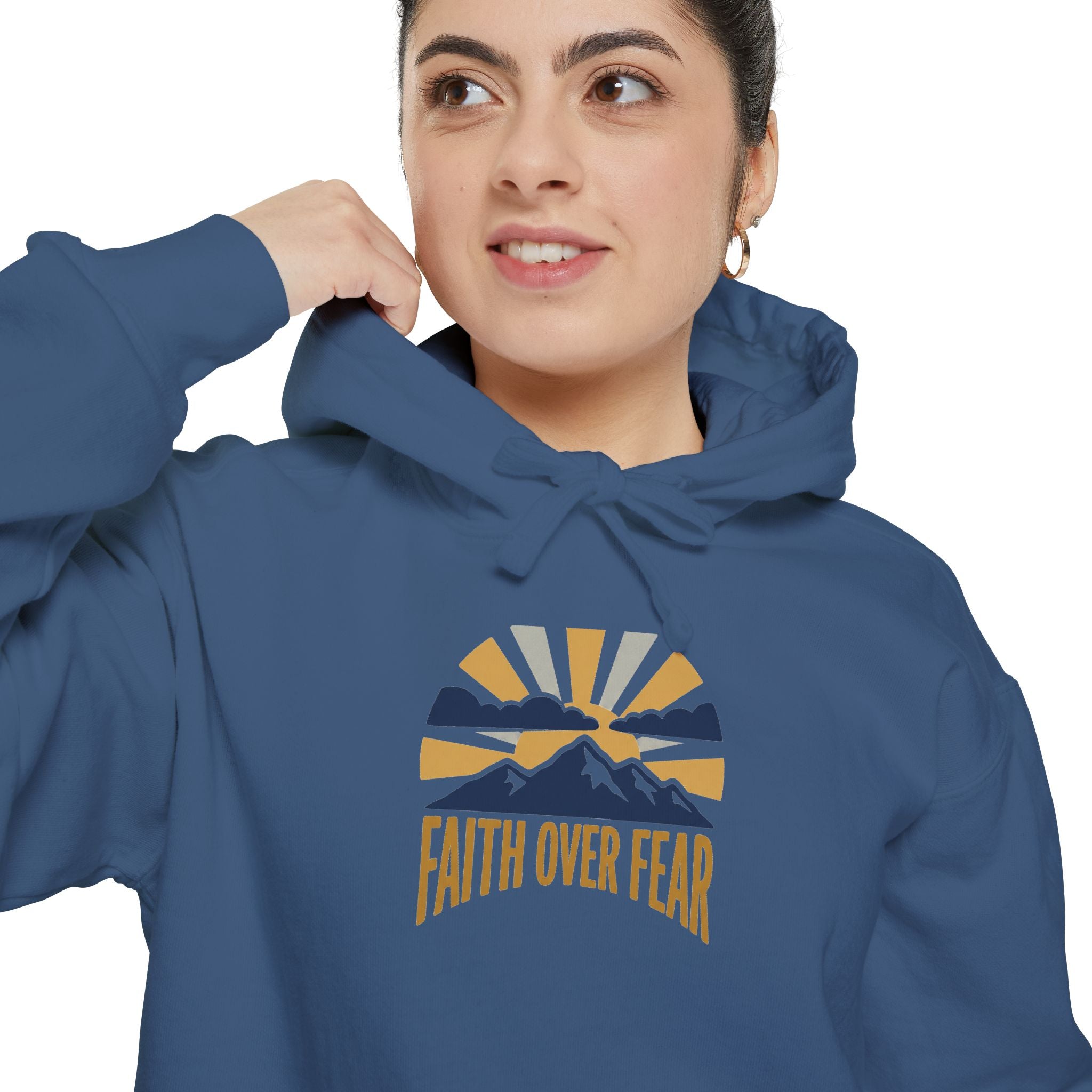 Faith Over Fear Hoodie | Inspirational Christian Sweatshirt