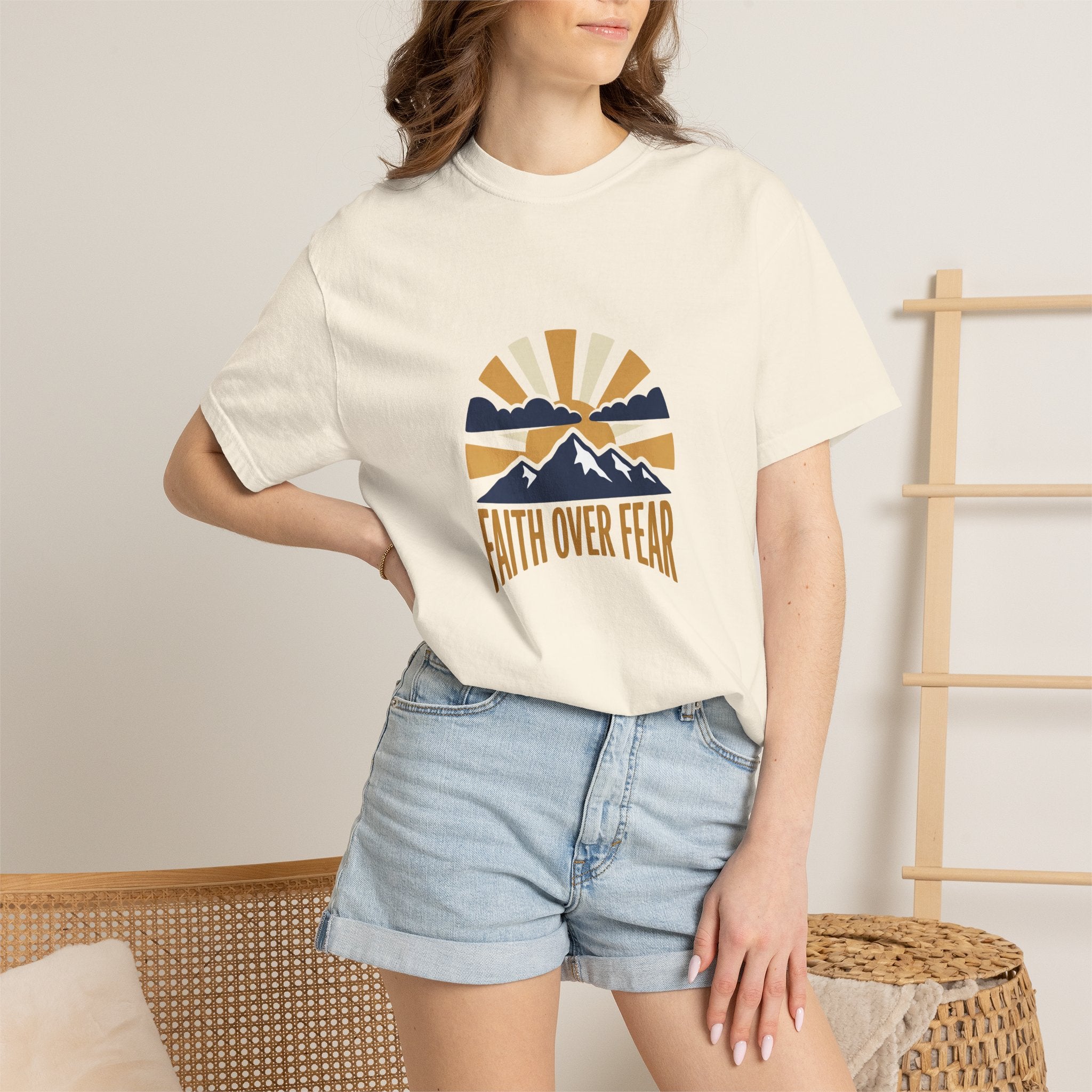 Faith Over Fear Shirt | Inspirational Christian Tee