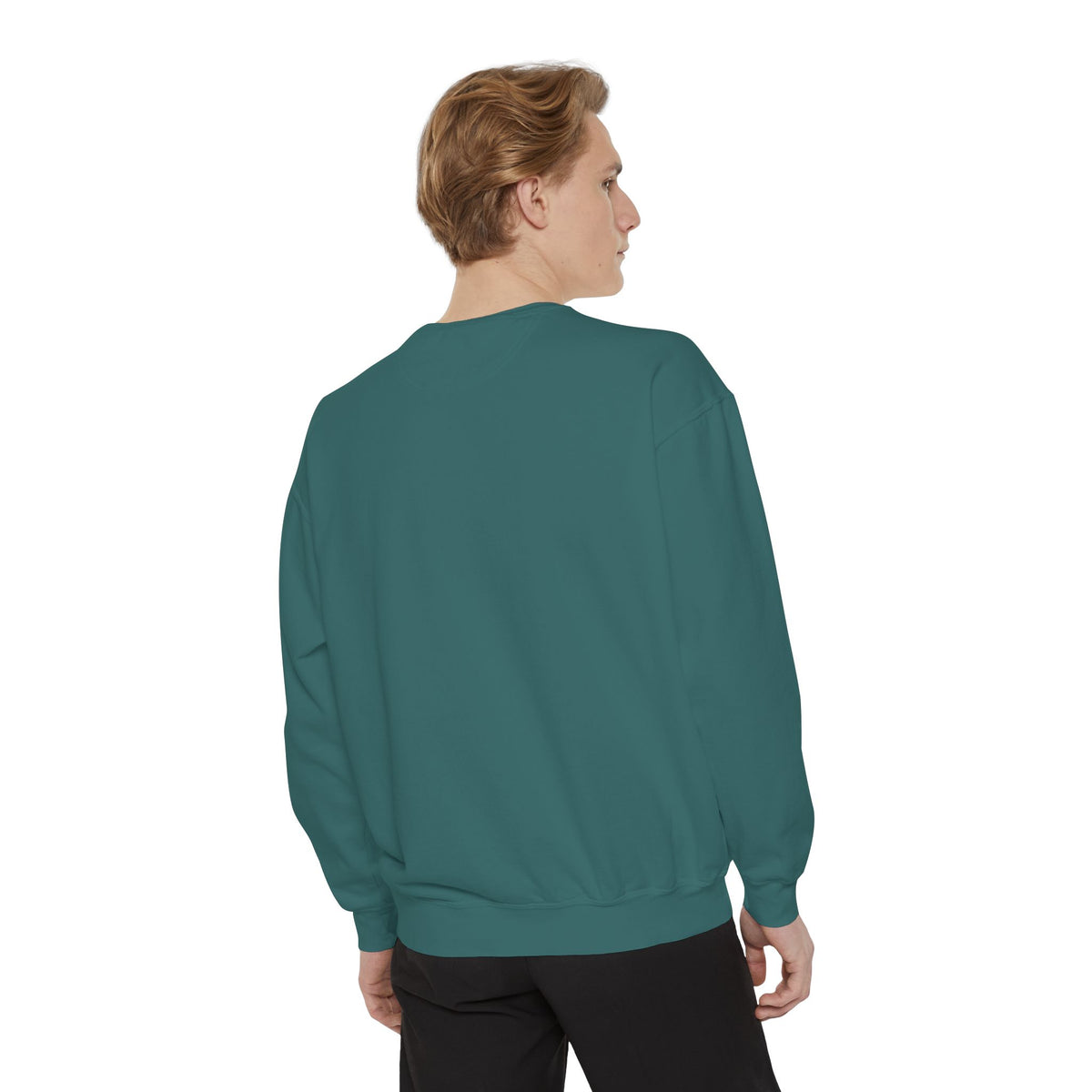 Cozy Ghost Crewneck Sweatshirt | Cold Hands Warm Mugs Fall Coffee Art | Comfort Colors Garment Dyed