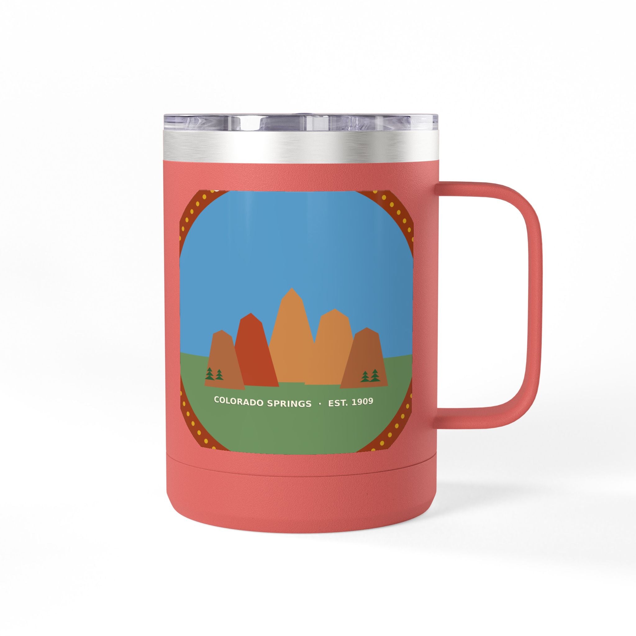 Garden of the Gods Colorado Badge 15oz Tumbler