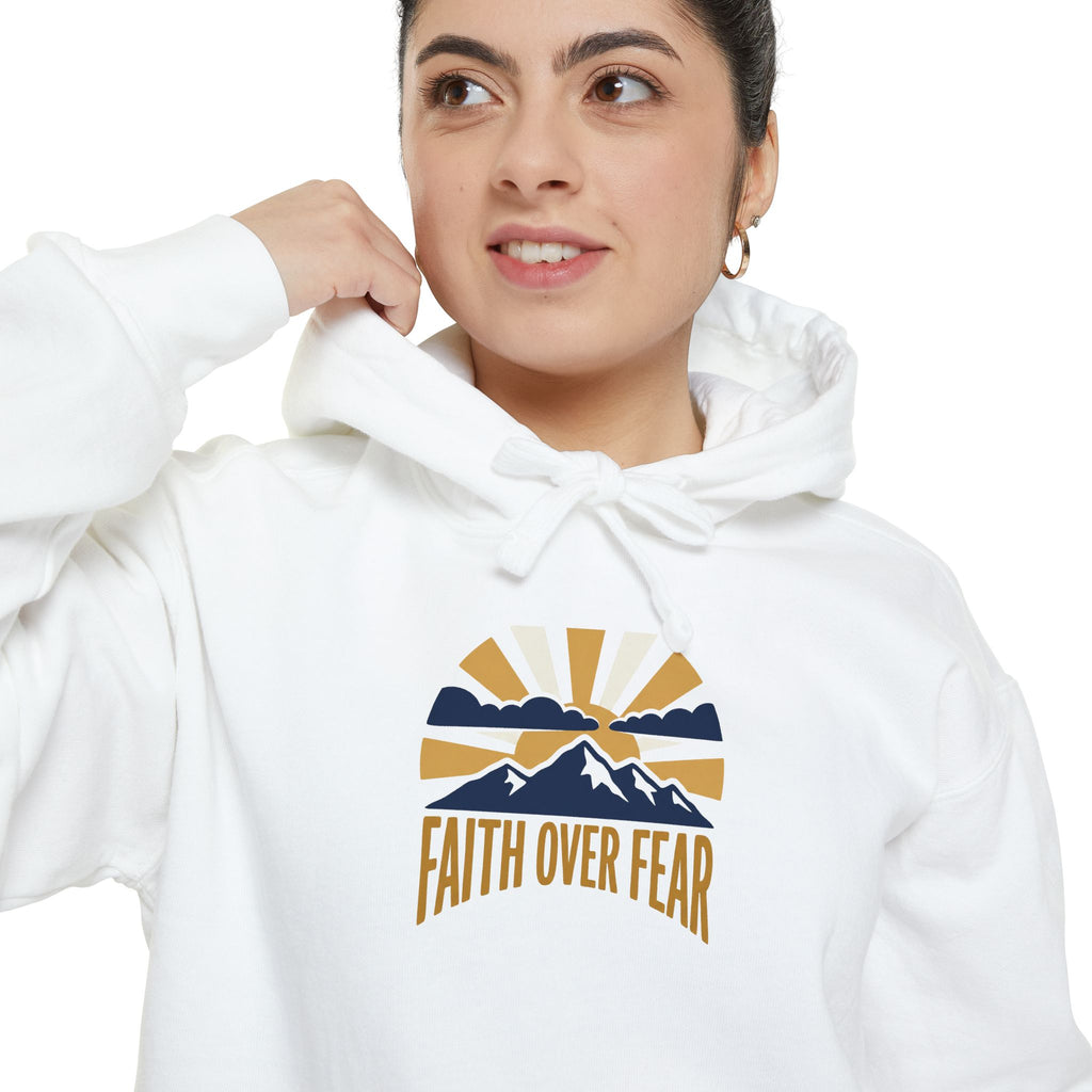 Faith Over Fear Hoodie | Inspirational Christian Sweatshirt