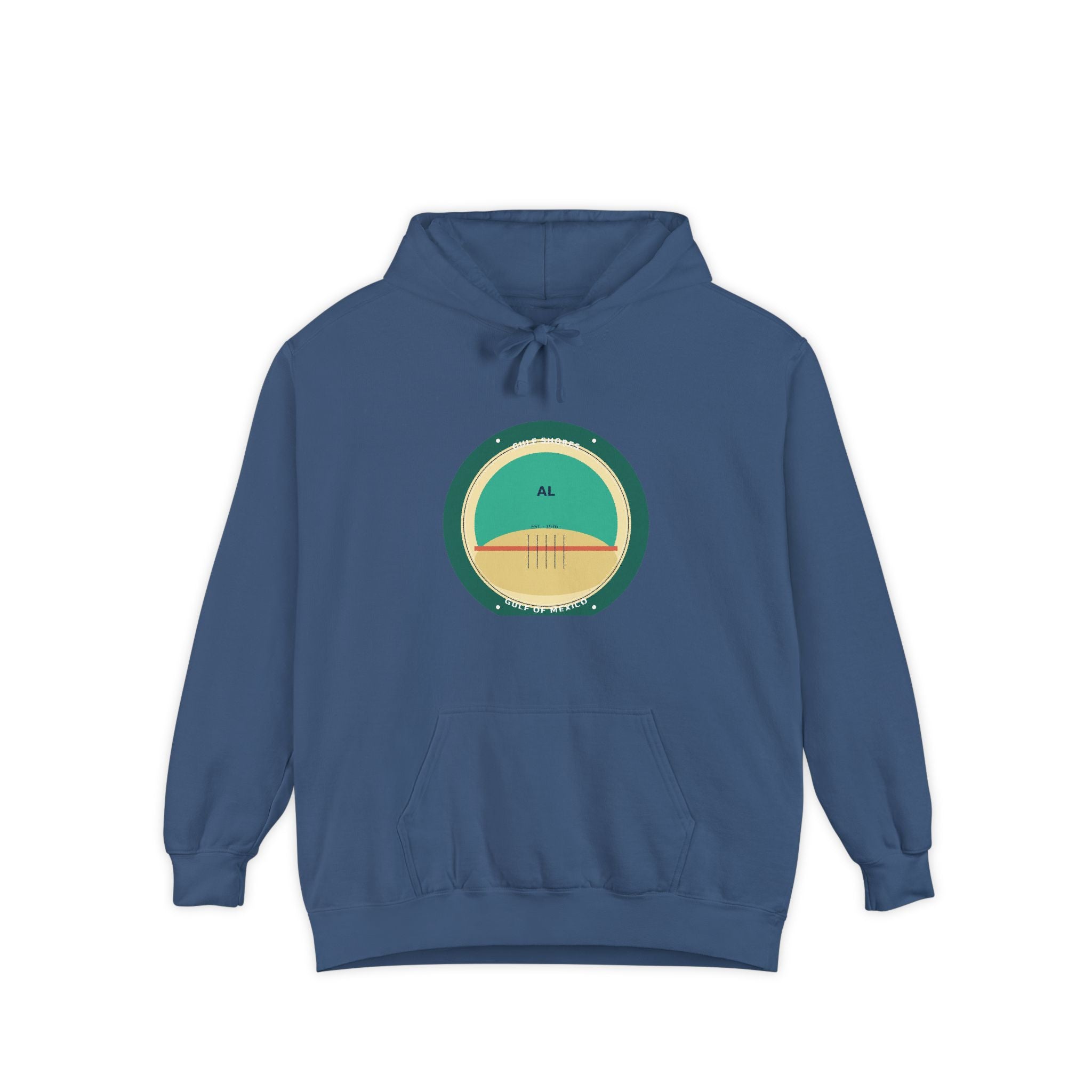 Gulf Shores Alabama Hoodie | Coastal Badge Art