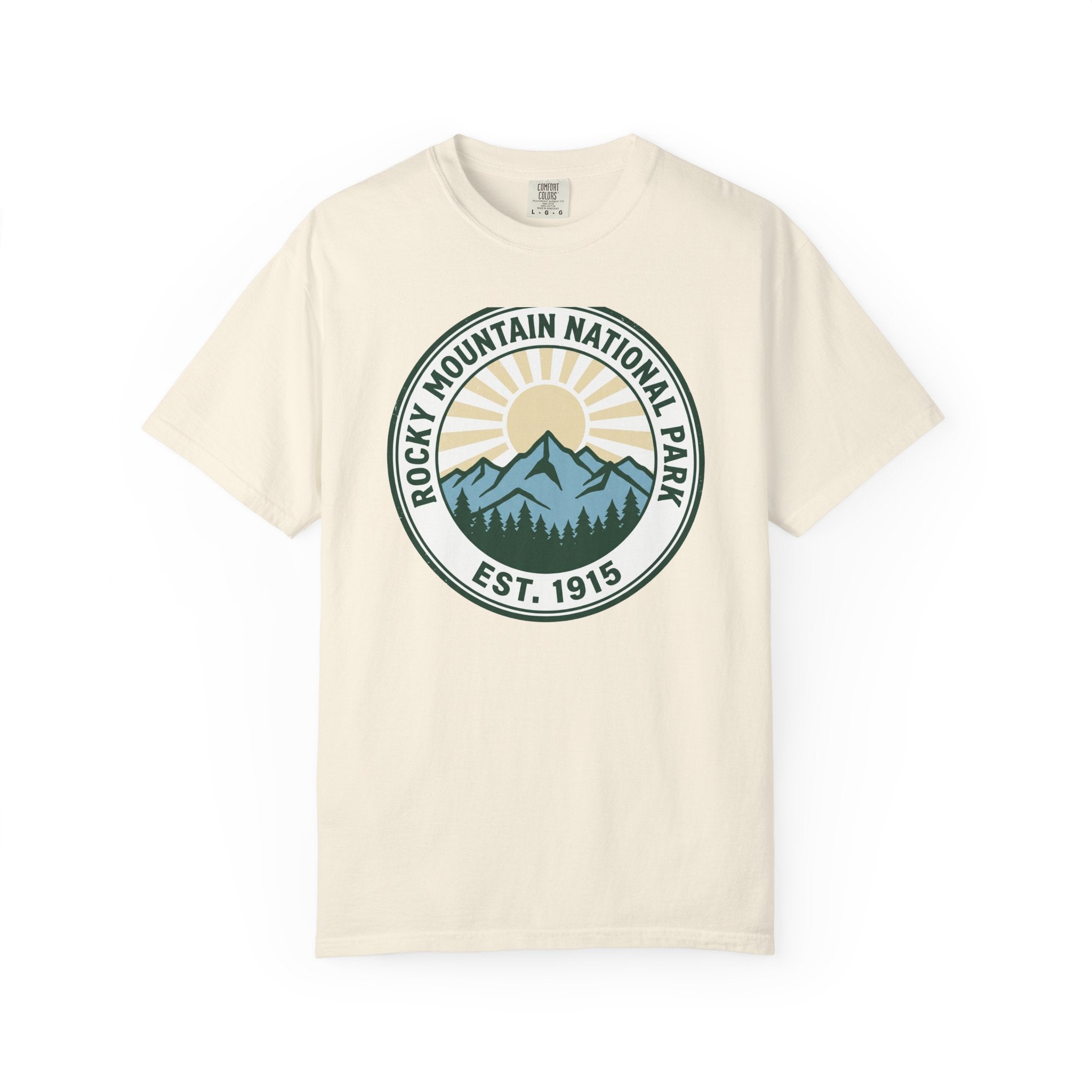 Rocky Mountain National Park Tee | Vintage EST. 1915 | Comfort Colors