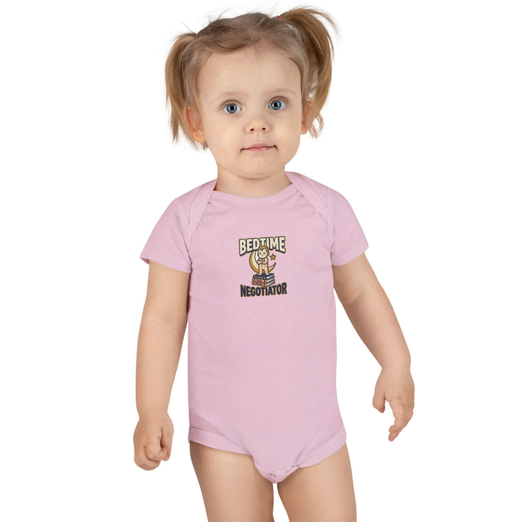 Bedtime Negotiator Baby Bodysuit Funny Bedtime Gift