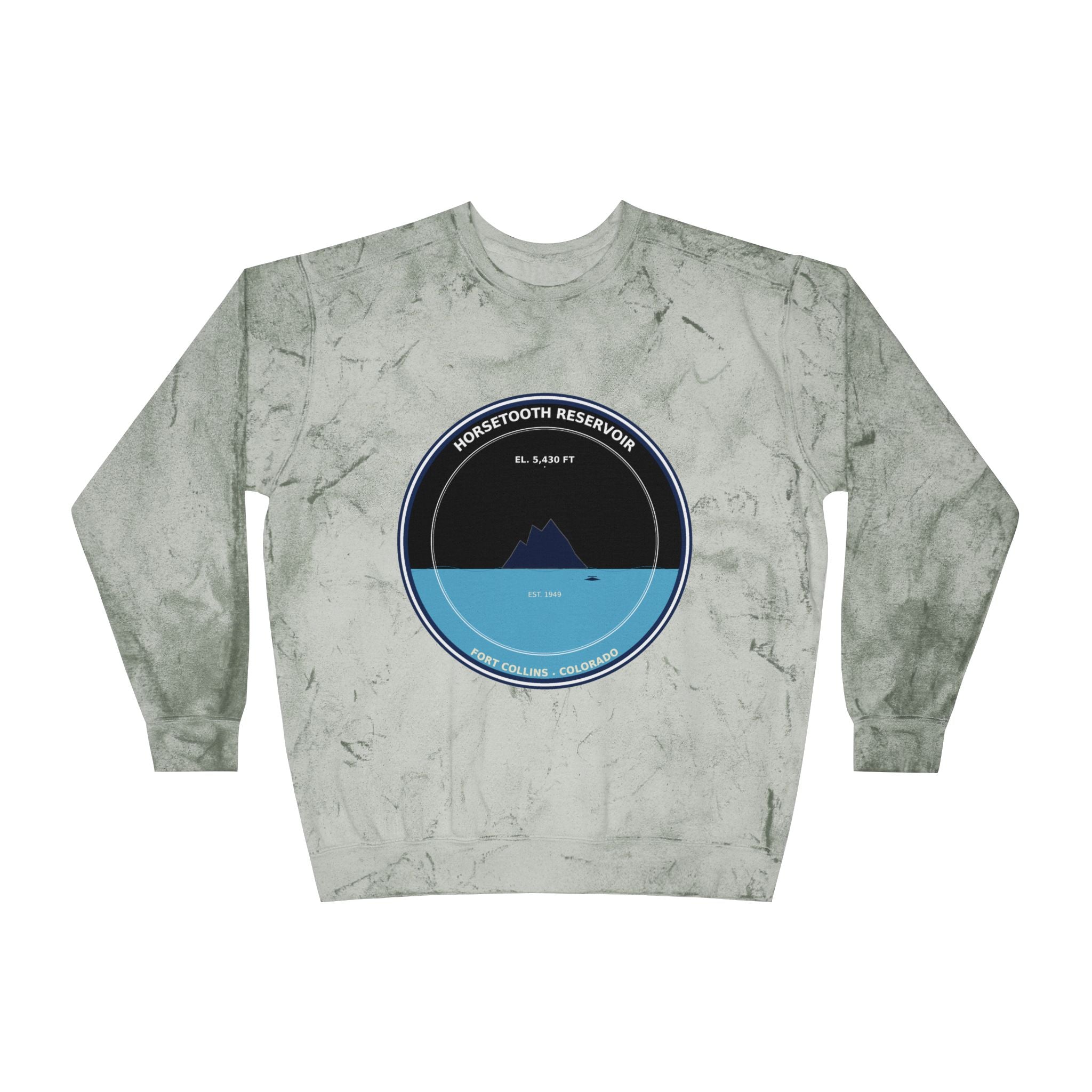 Horsetooth Reservoir Colorado Crewneck Sweatshirt | Fort Collins CO Souvenir