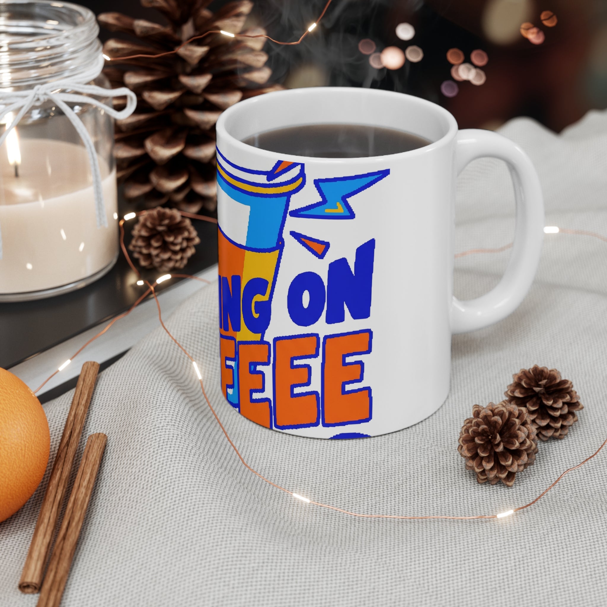 Coffee & Chaos Mug | Running on Coffee & Chaos