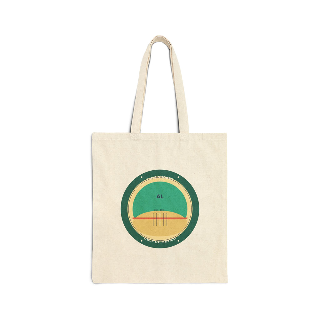 Gulf Shores Alabama Tote Bag | Coastal Badge Art