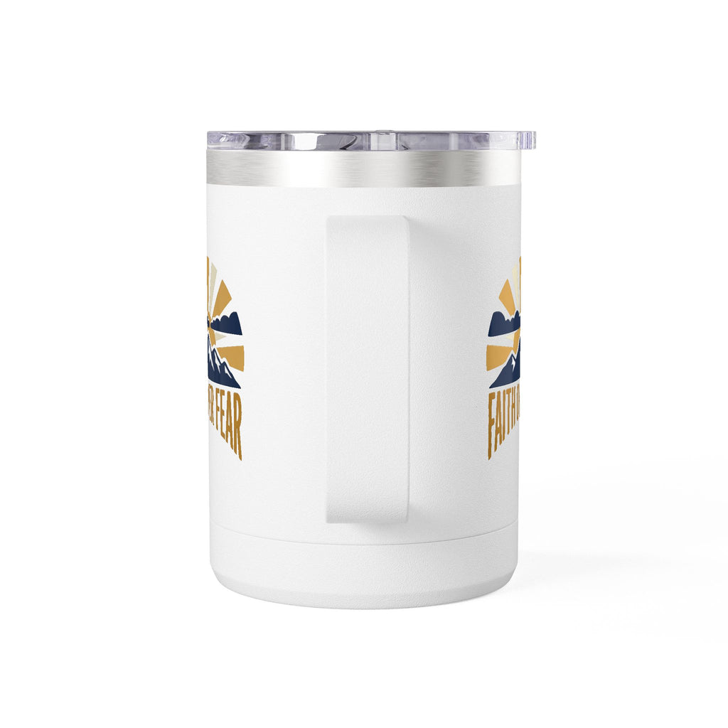 Faith Over Fear 15oz Tumbler | Inspirational Christian Gift