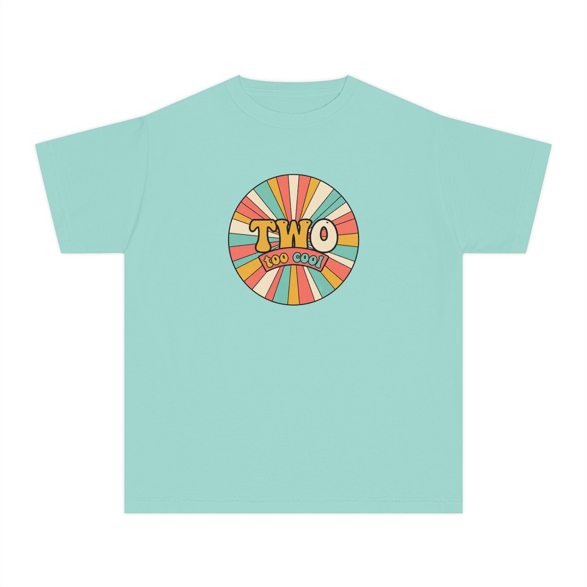 2nd Birthday Shirt TWO Too Cool Youth Comfort Colors Tee