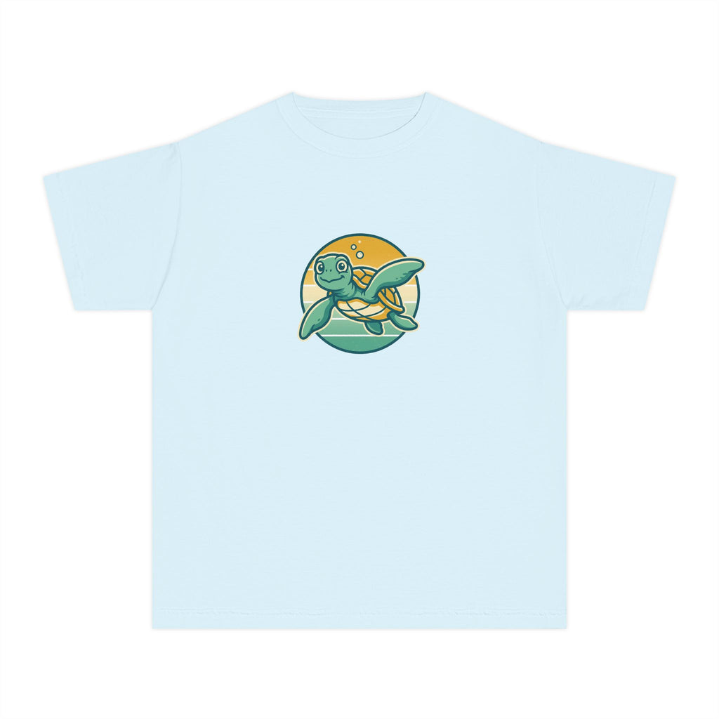 Sea Turtle Youth Shirt Retro Comfort Colors Beach Tee