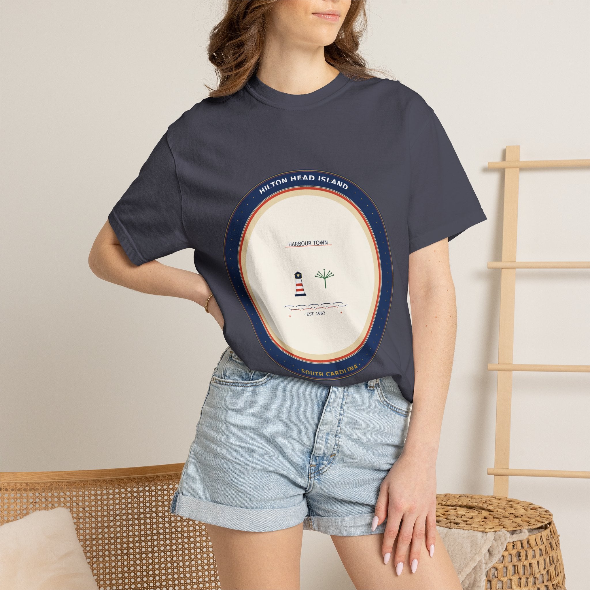 Hilton Head Island Tee | Harbour Town Lighthouse | Comfort Colors