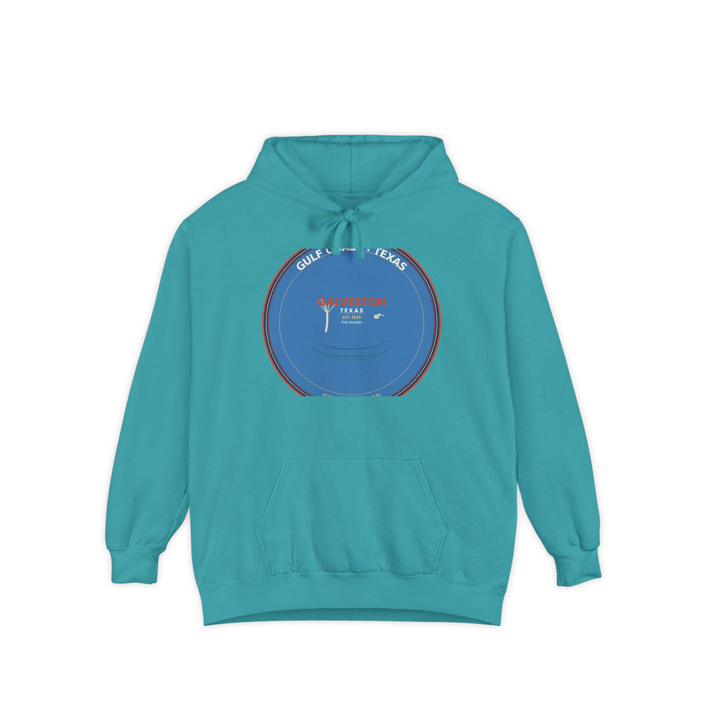 Galveston Texas Hoodie | Vintage Coastal Badge | CC 1567