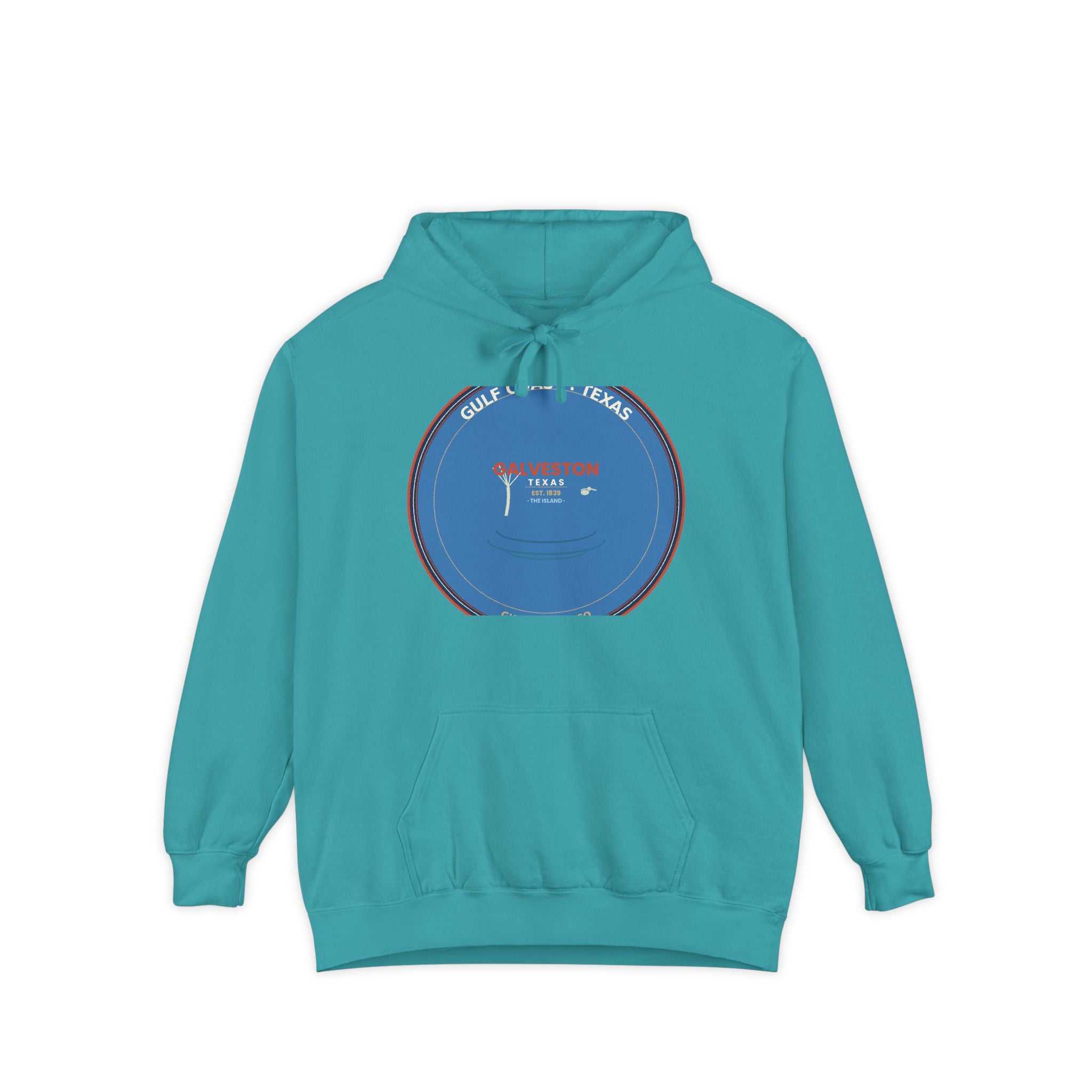 Galveston Texas Hoodie | Vintage Coastal Badge | CC 1567