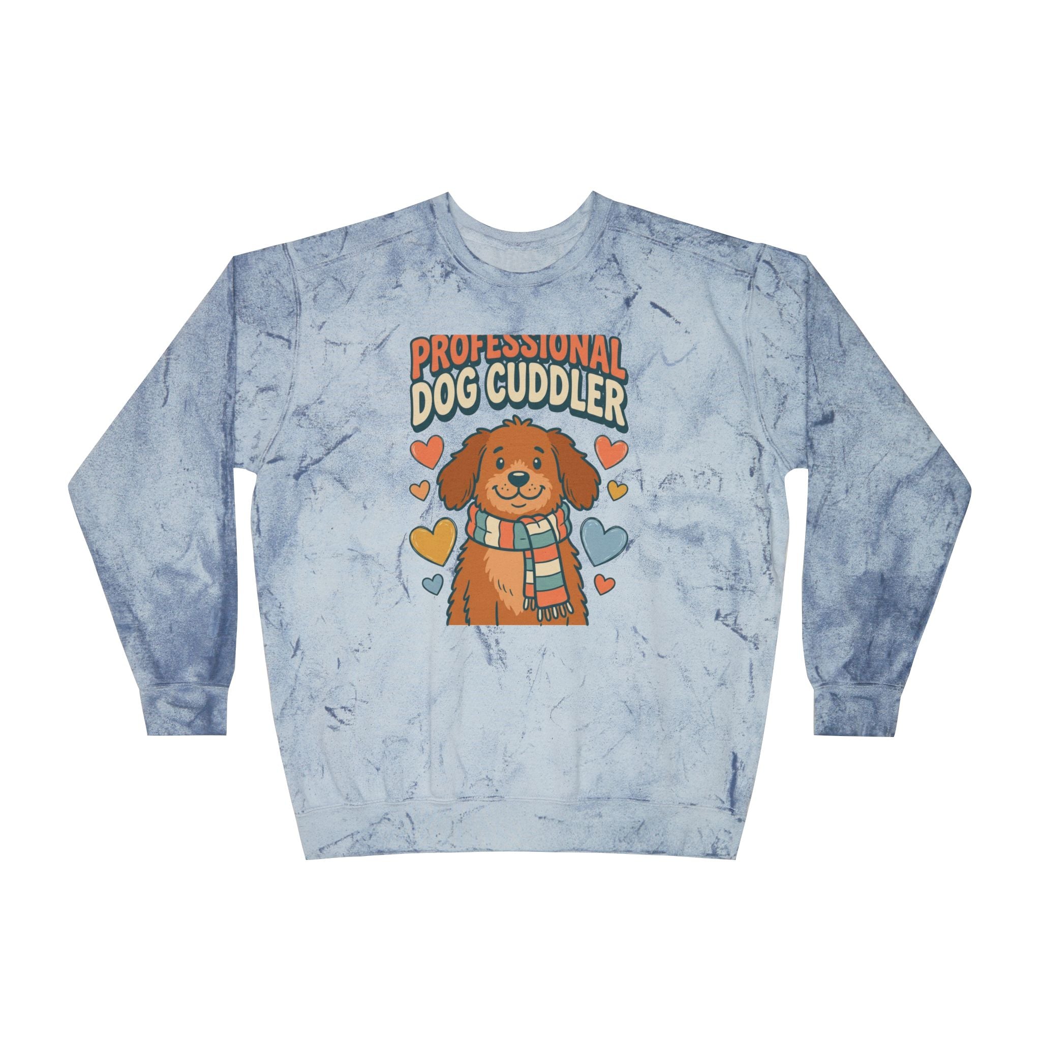 Professional Dog Cuddler Crewneck | Dog Mom Comfort Colors Sweatshirt
