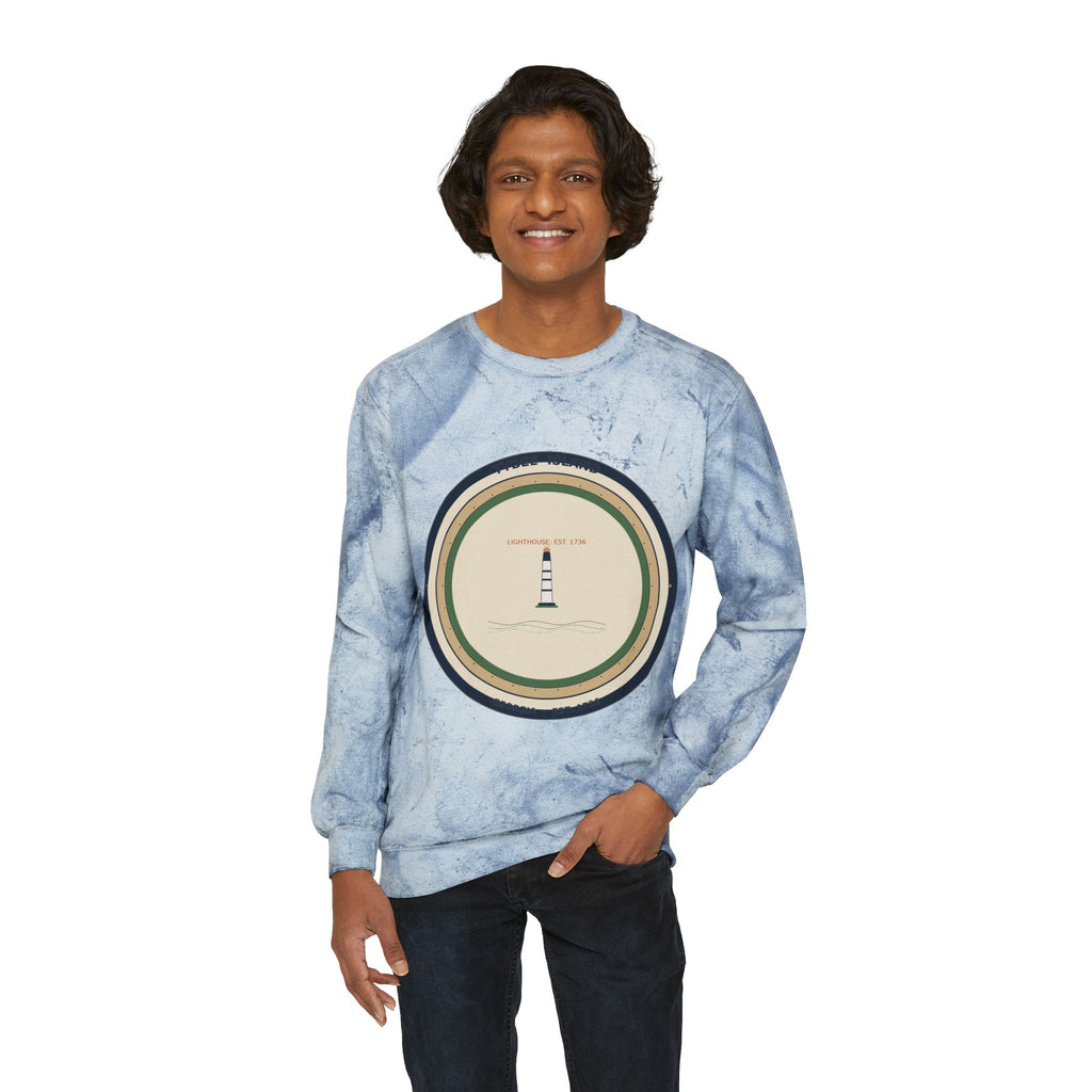 Tybee Island Crewneck Sweatshirt | Tybee Lighthouse Badge | Georgia