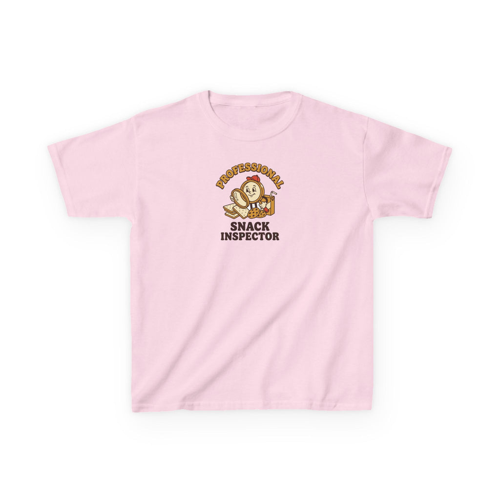 Professional Snack Inspector Shirt Funny Toddler Kids Tee
