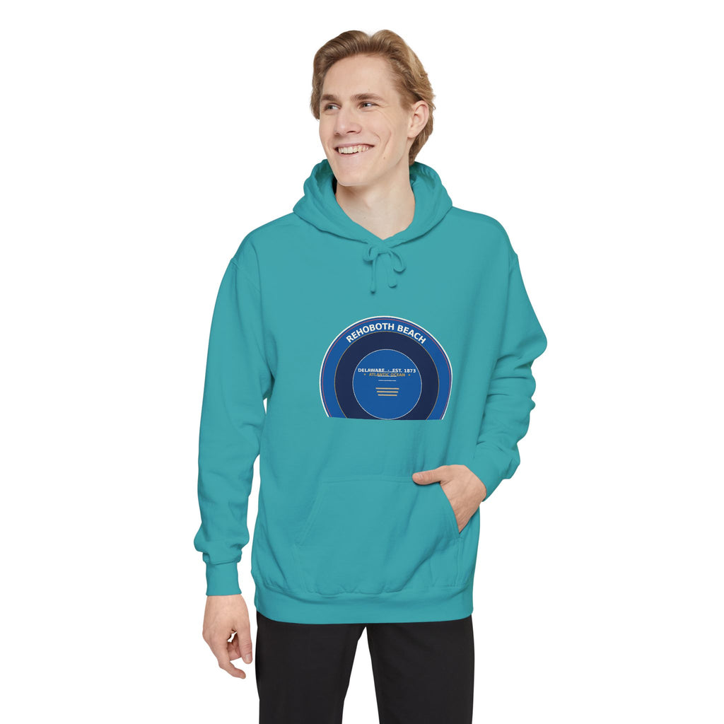 Rehoboth Beach Delaware Hoodie | Vintage Boardwalk Badge