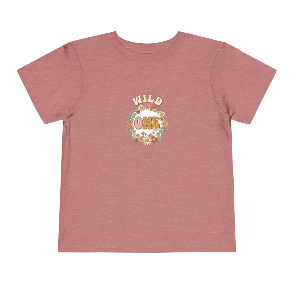 Wild One 1st Birthday Toddler Shirt Boho Bunny Tee