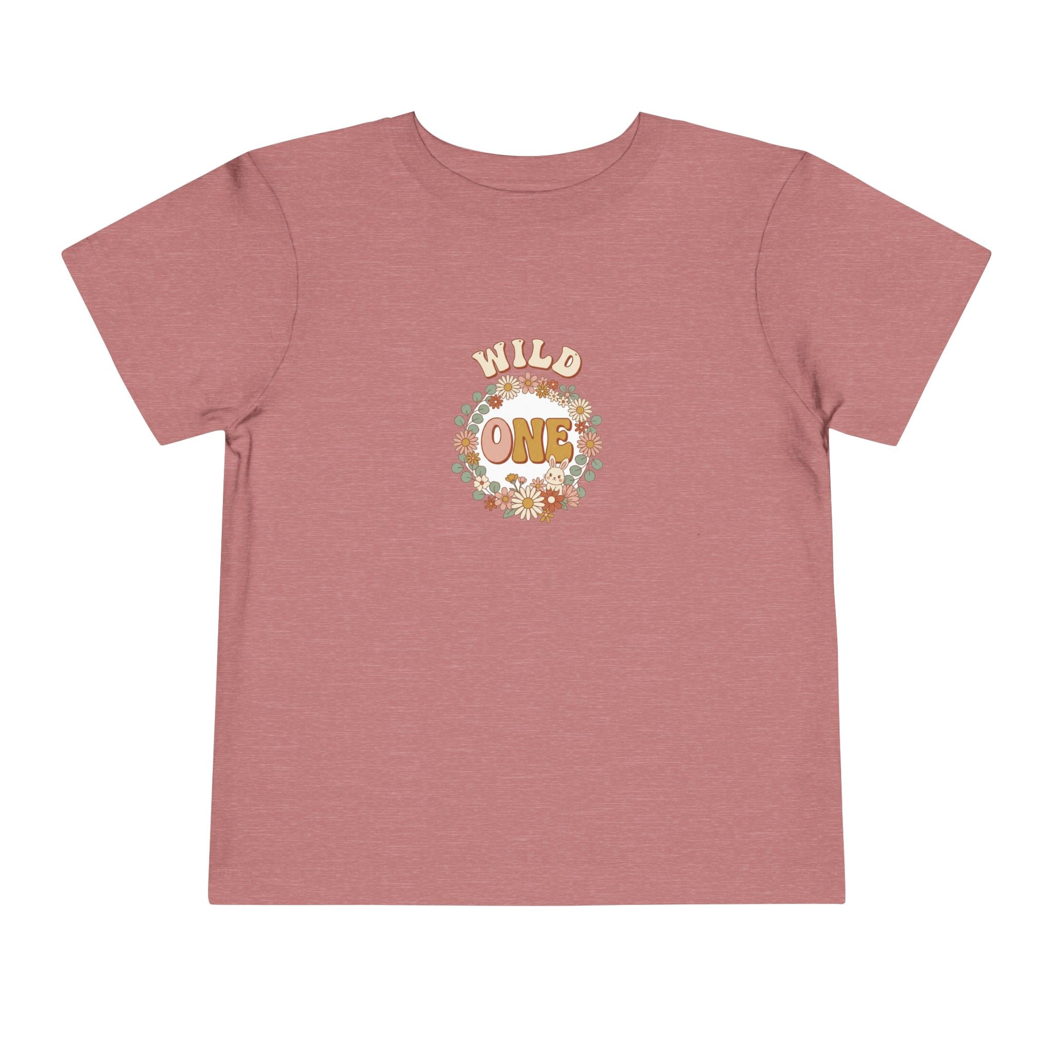 Wild One 1st Birthday Toddler Shirt Boho Bunny Tee
