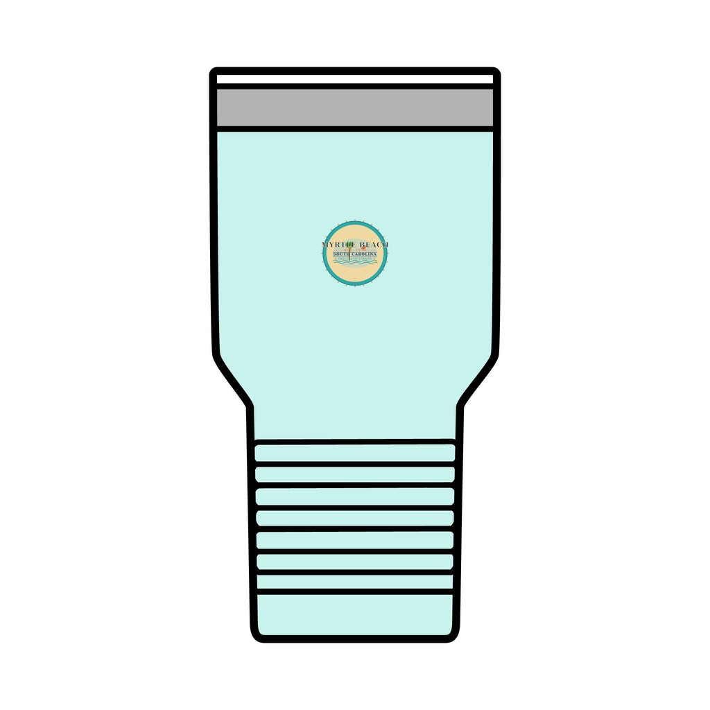 Myrtle Beach SC Tumbler 30oz | Vintage Grand Strand