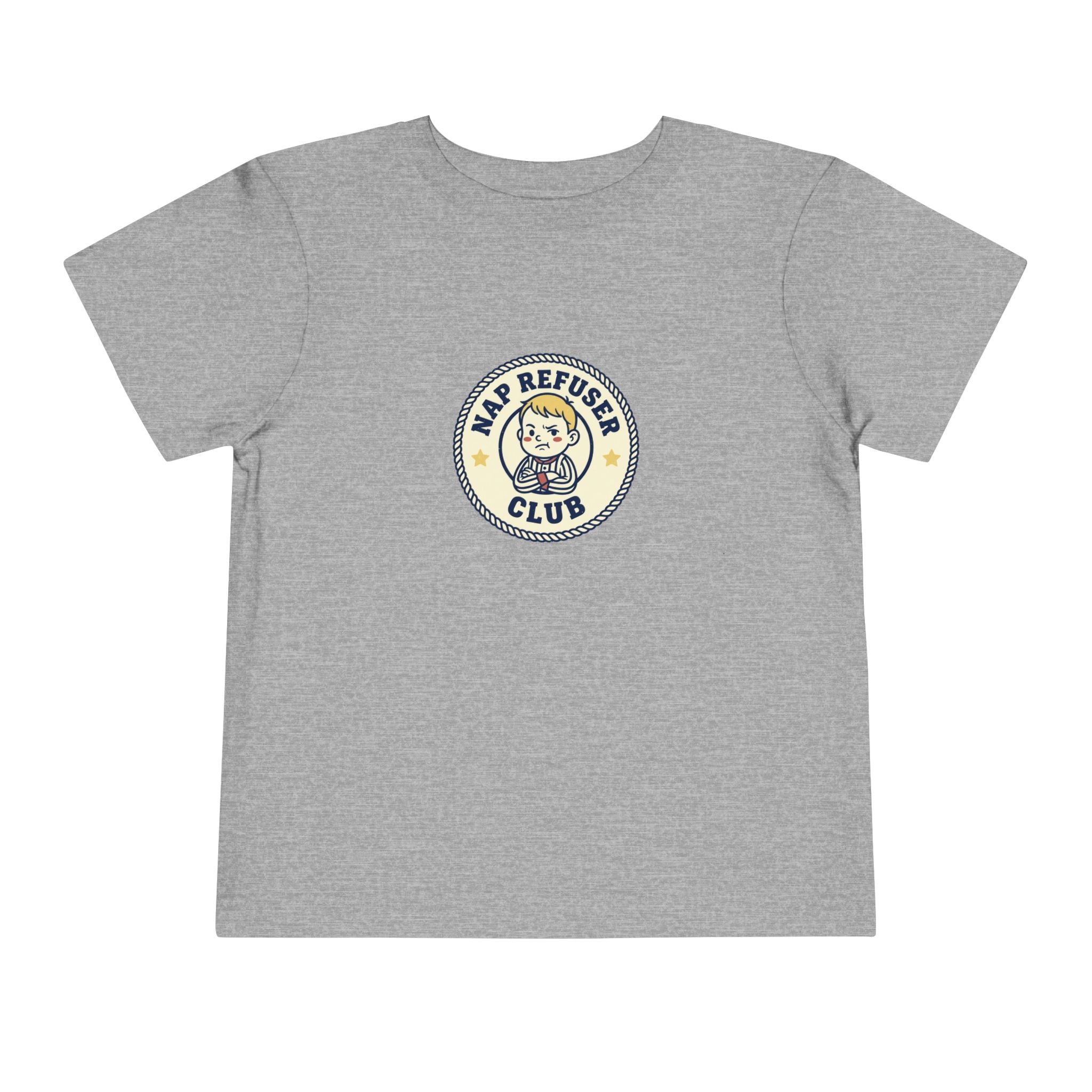 Nap Refuser Club Toddler Shirt Funny Nap Badge Tee
