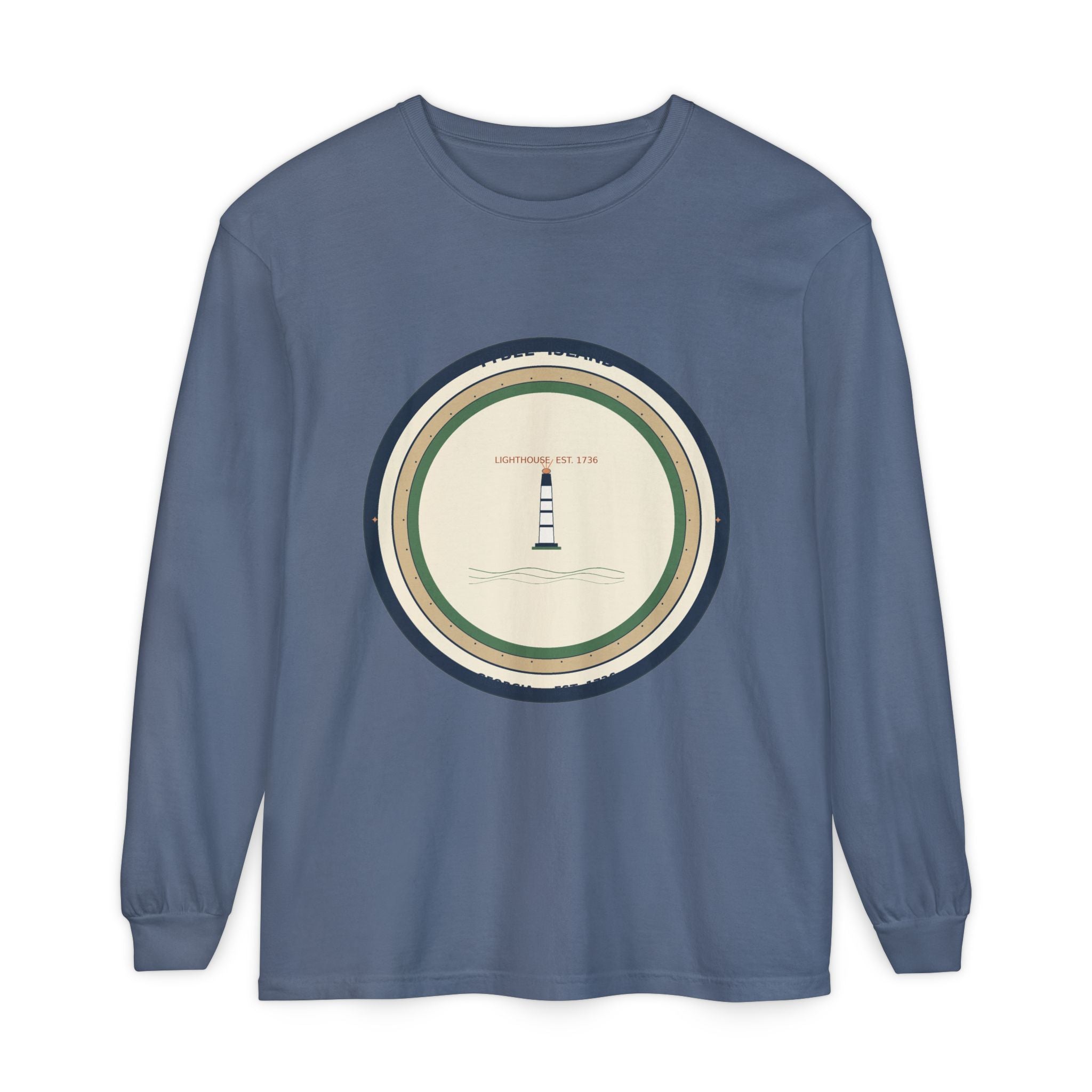 Tybee Island Long Sleeve | Tybee Lighthouse Badge | Georgia Coast