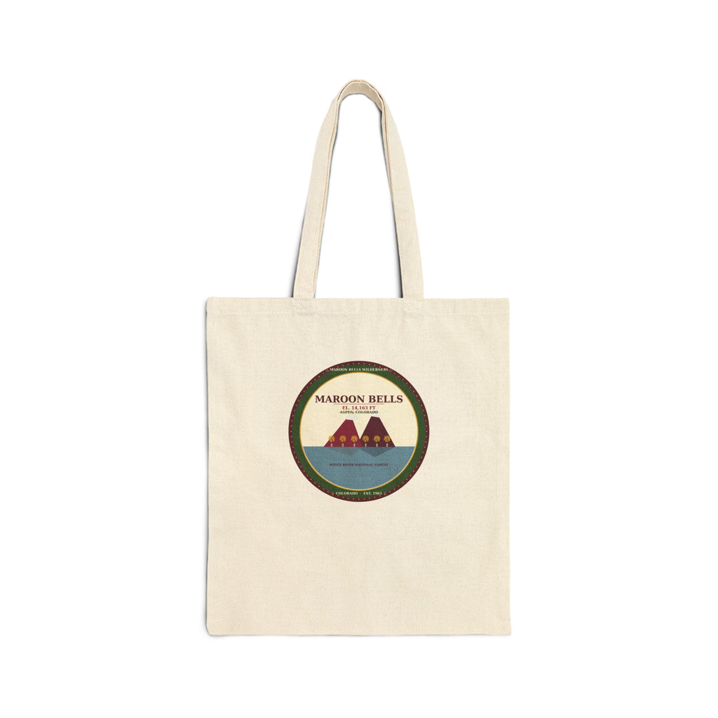 Maroon Bells Badge Tote Bag — Colorado 14er