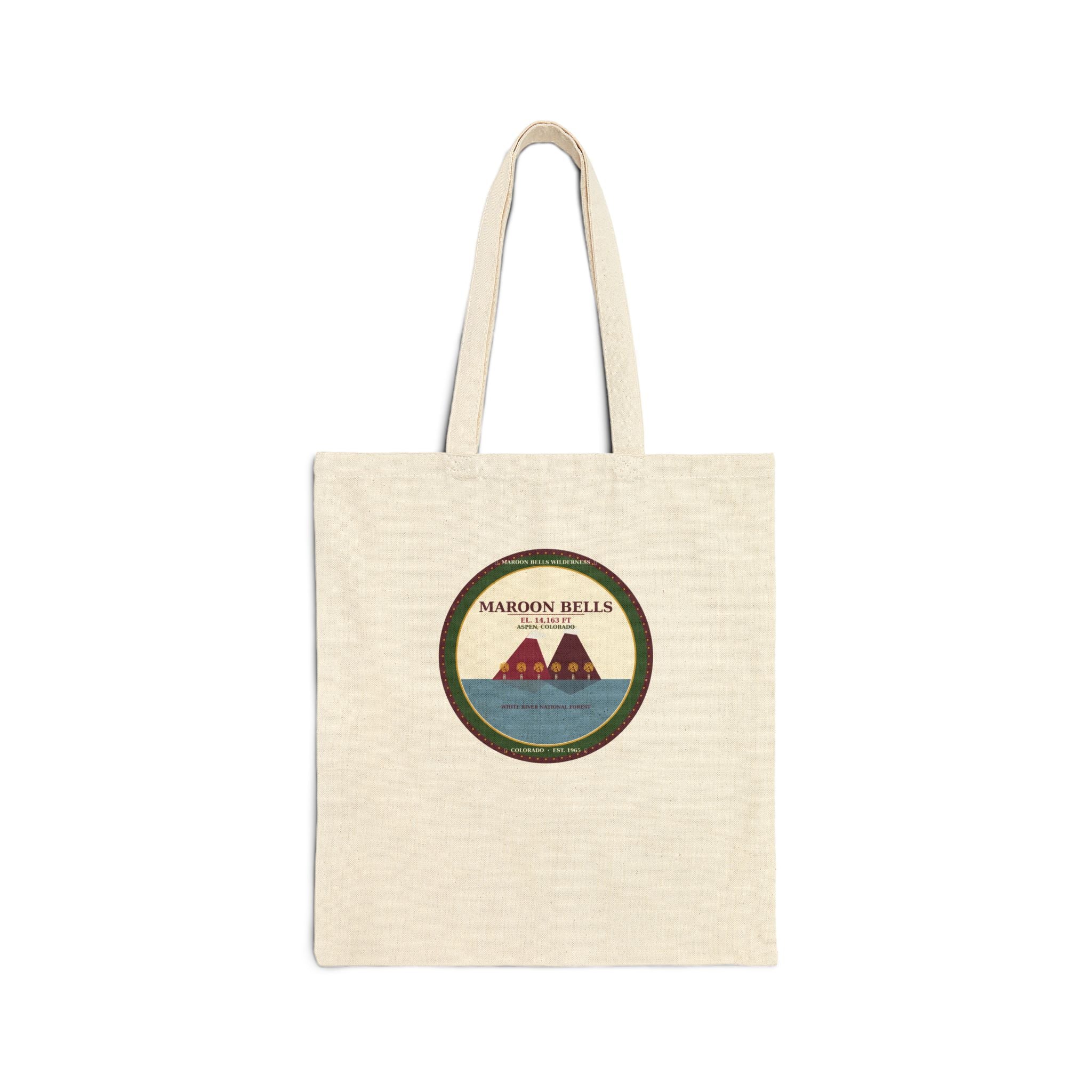Maroon Bells Badge Tote Bag — Colorado 14er