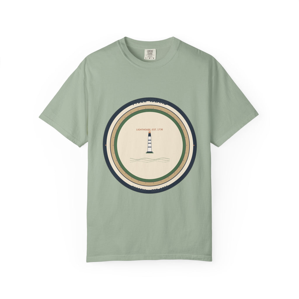Tybee Island Tee | Tybee Lighthouse Badge | Comfort Colors | Georgia
