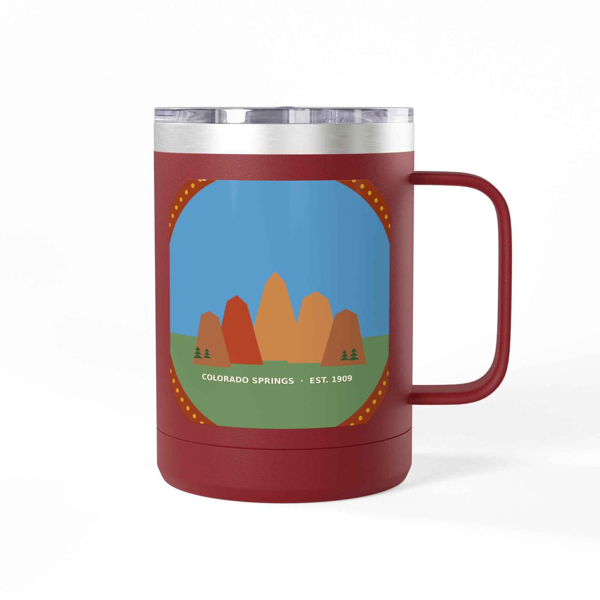 Garden of the Gods Colorado Badge 15oz Tumbler