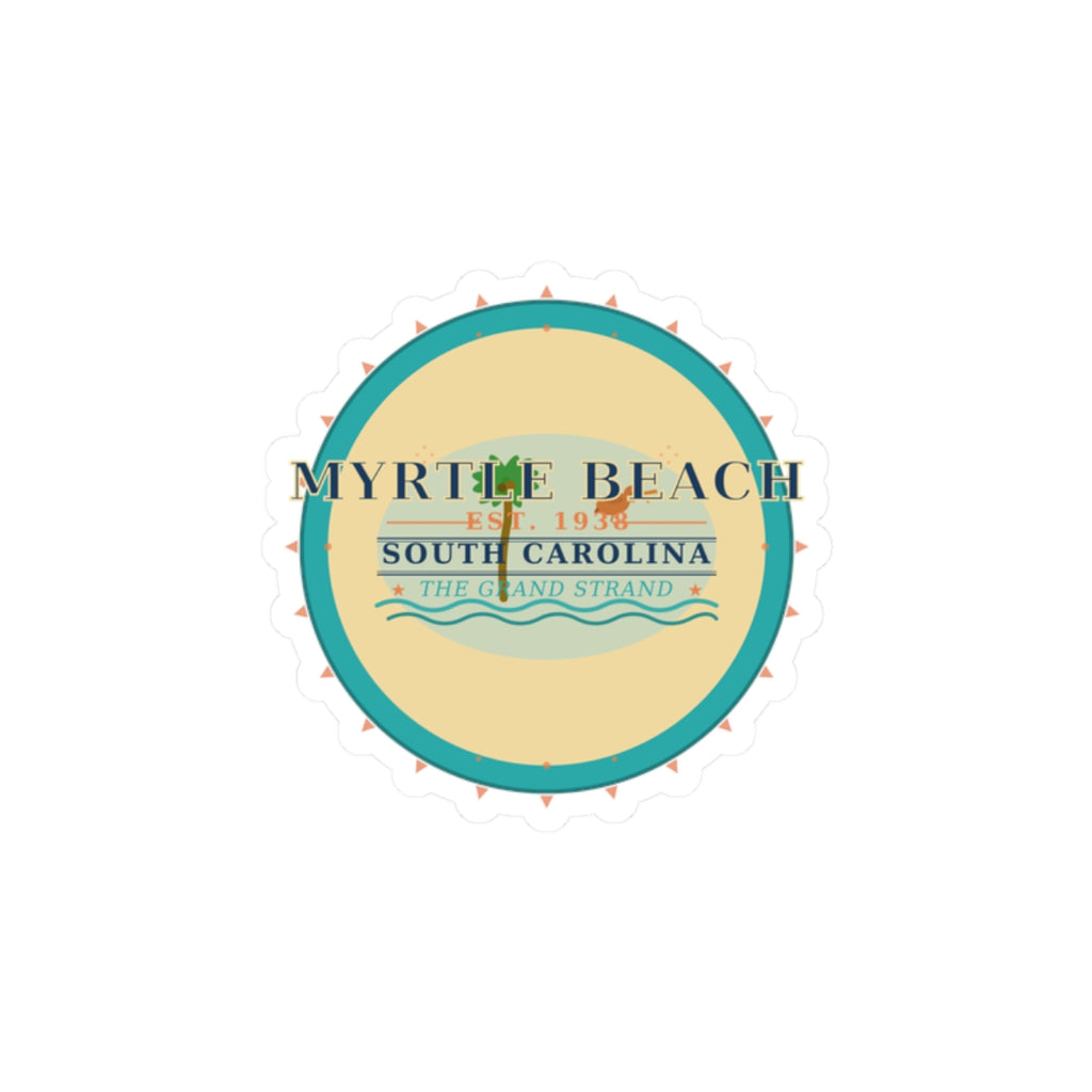 Myrtle Beach SC Sticker | Vintage Grand Strand Badge