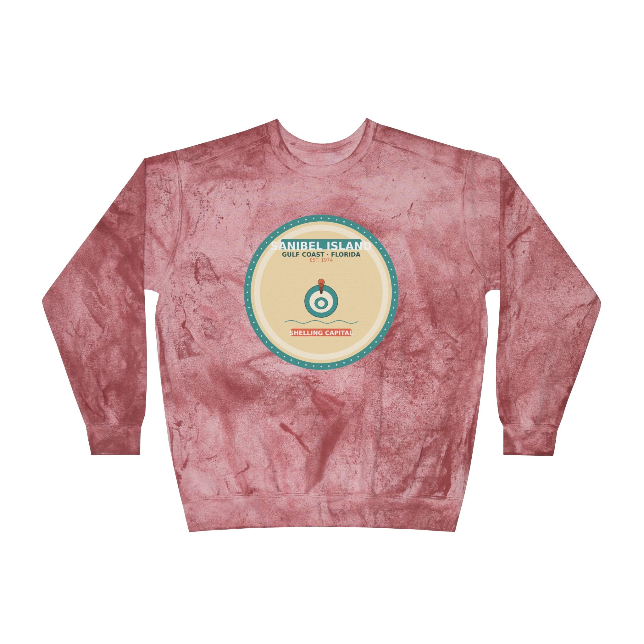 Sanibel Island Florida Crewneck Sweatshirt | Gulf Coast Beach Souvenir
