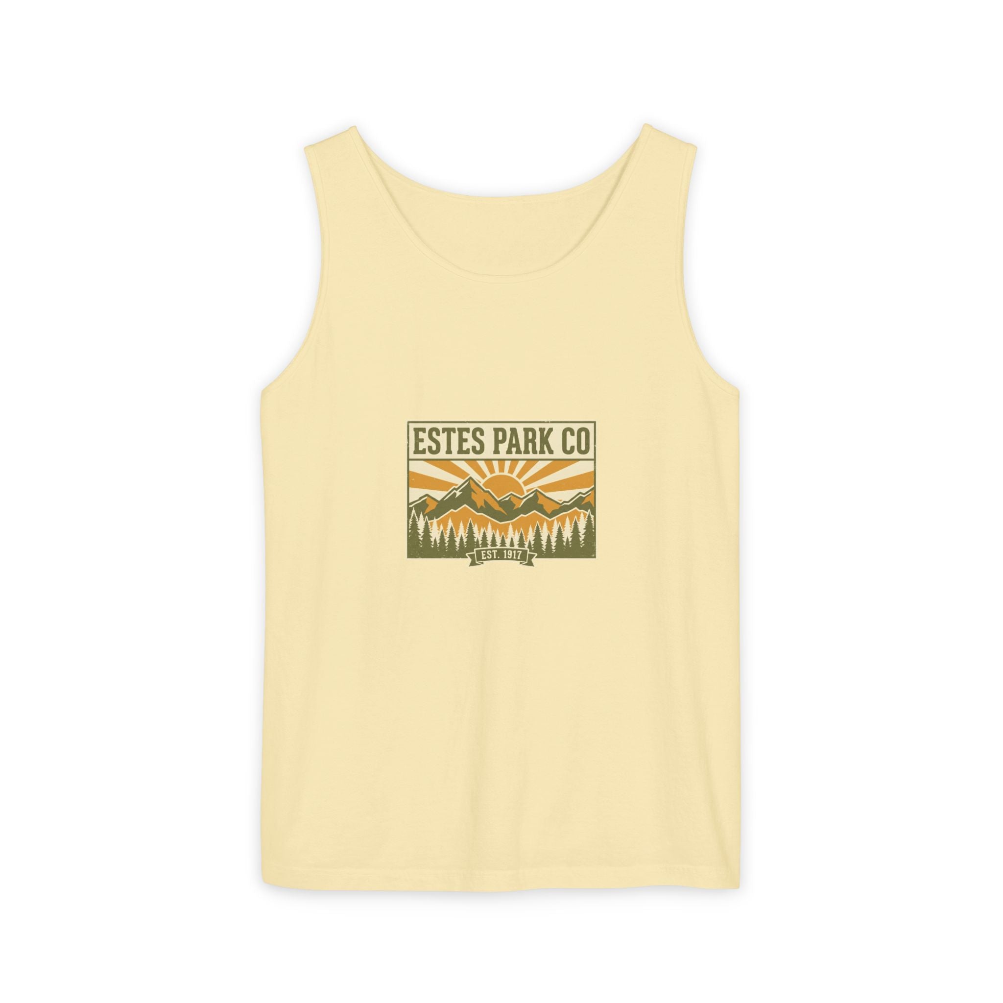 Estes Park CO Tank Top | Vintage EST. 1917 Colorado Tank | Comfort Colors