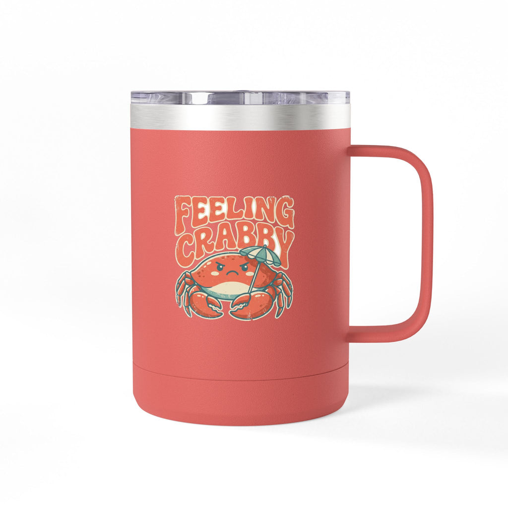 Feeling Crabby 15oz Tumbler | Crab Beach Drinkware