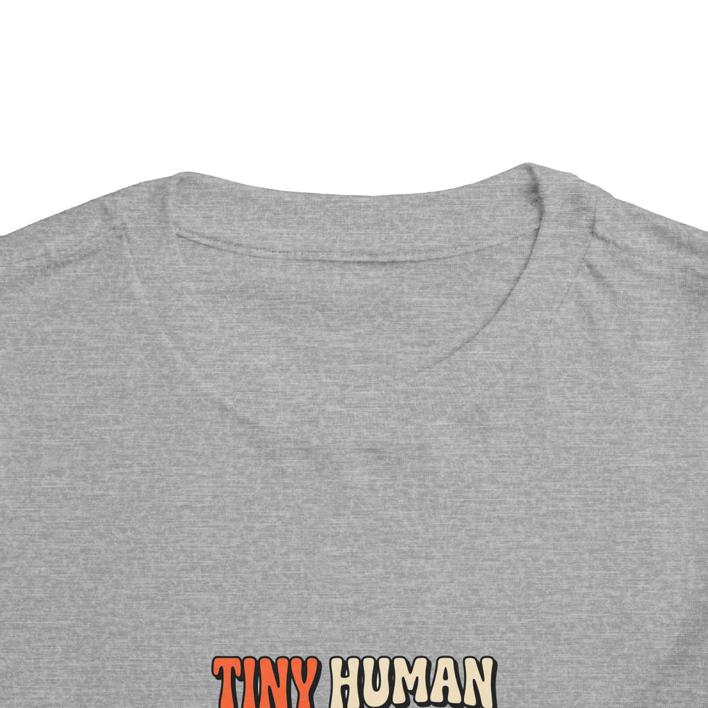 Tiny Human Big Opinions Toddler Shirt Funny Retro Tee