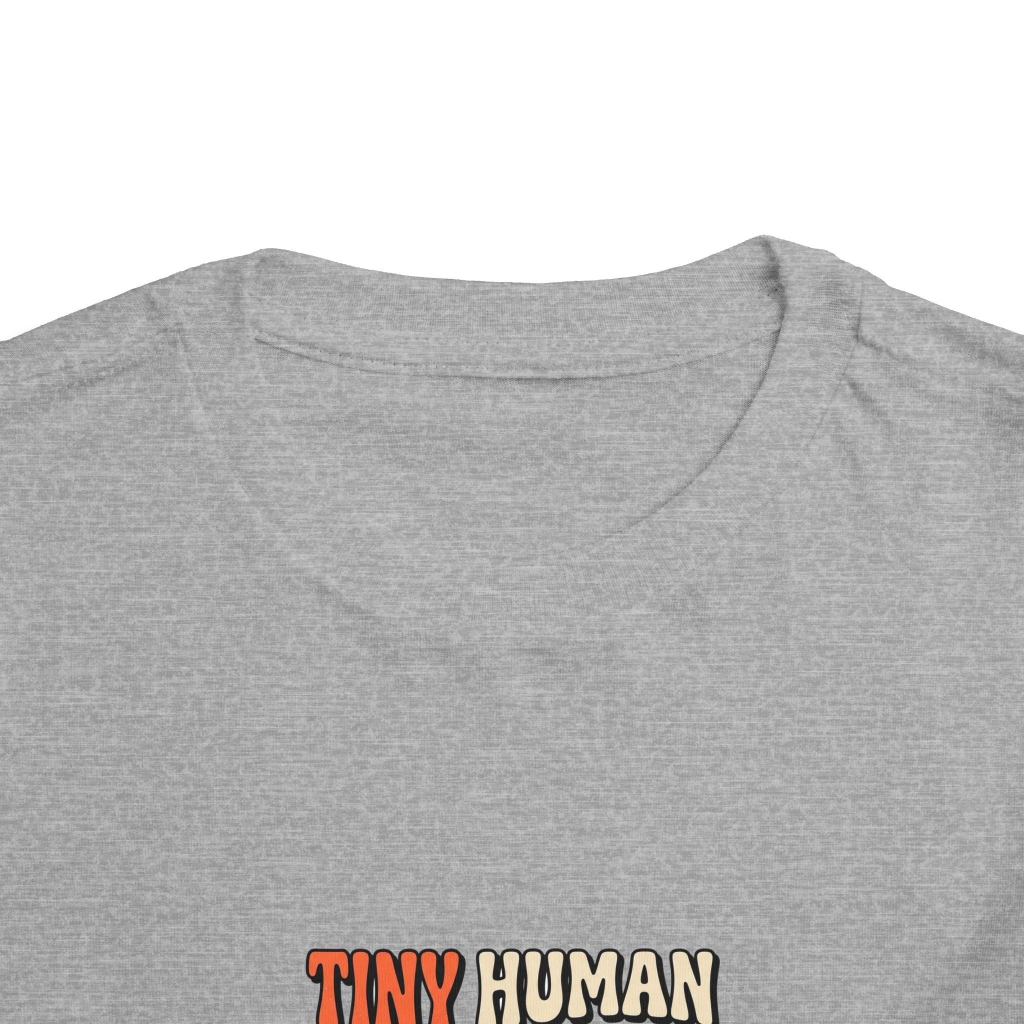 Tiny Human Big Opinions Toddler Shirt Funny Retro Tee
