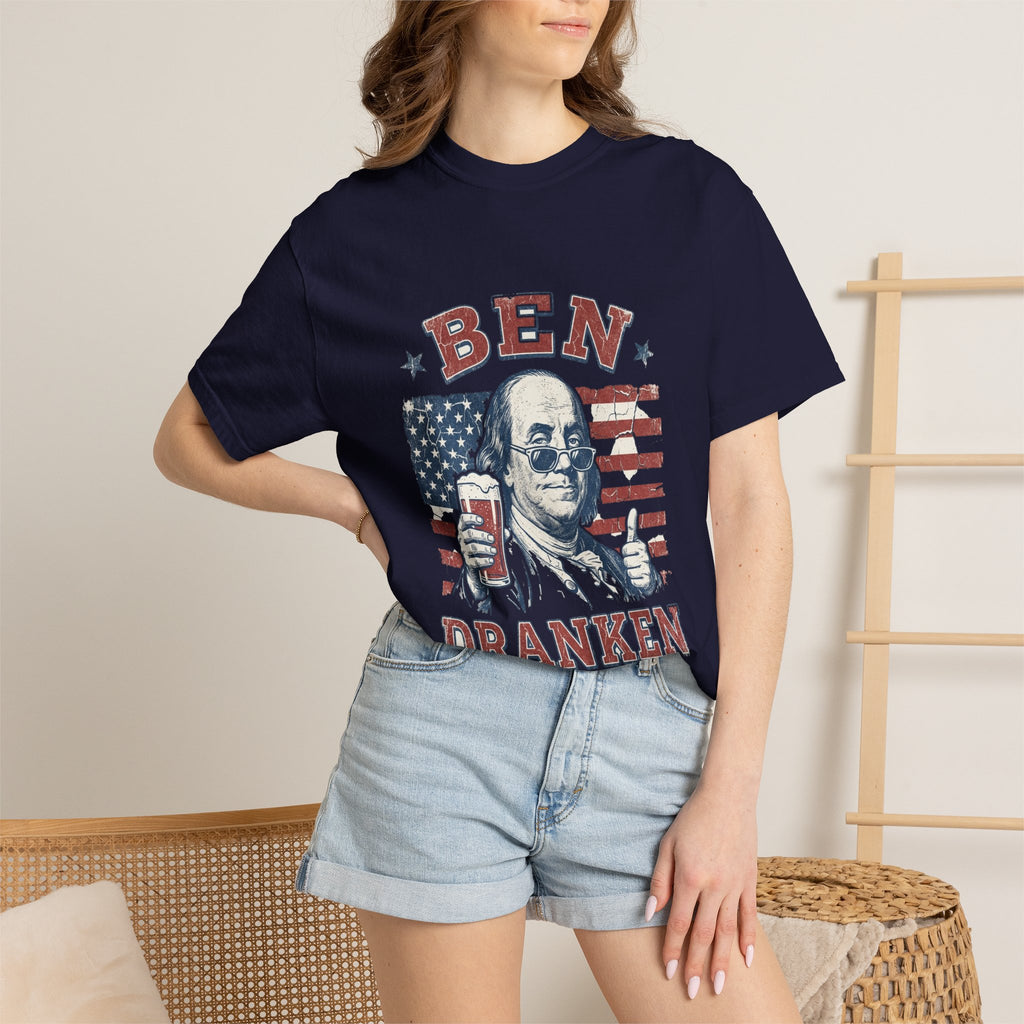 Ben Dranken Garment-Dyed Tee | Comfort Colors Funny Franklin | 4th of July