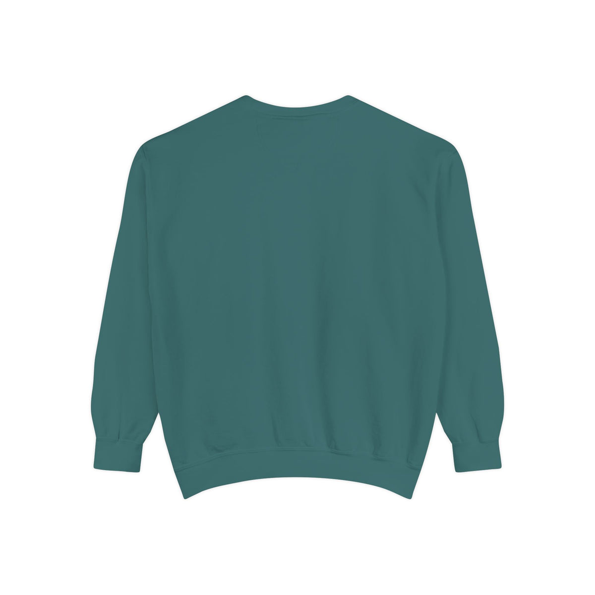 Retro Ghost Crewneck Sweatshirt | Ghost in a Knitted Beanie Cocoa Art | Comfort Colors Garment Dyed